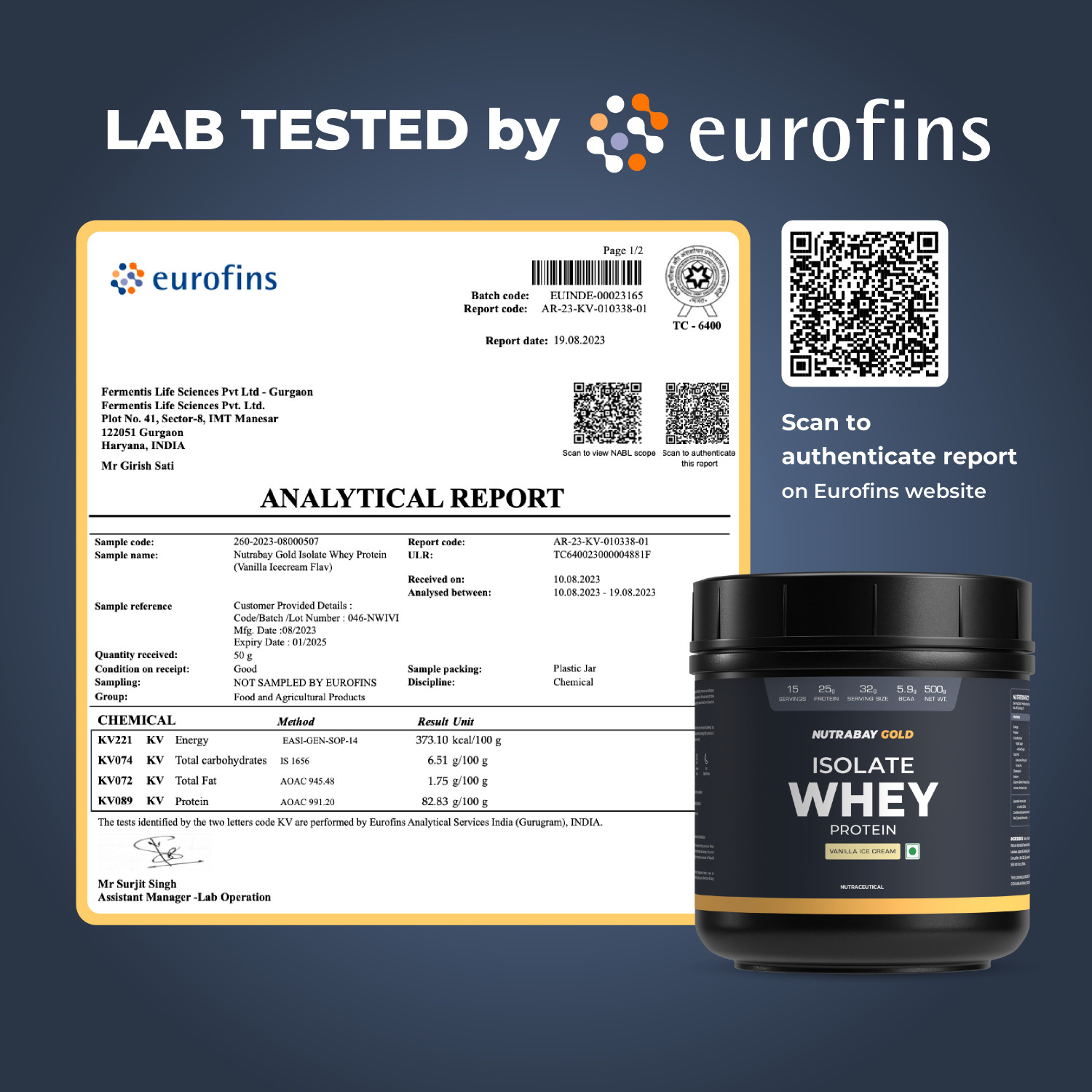 Image of Nutrabay Gold Isolate Whey Protein