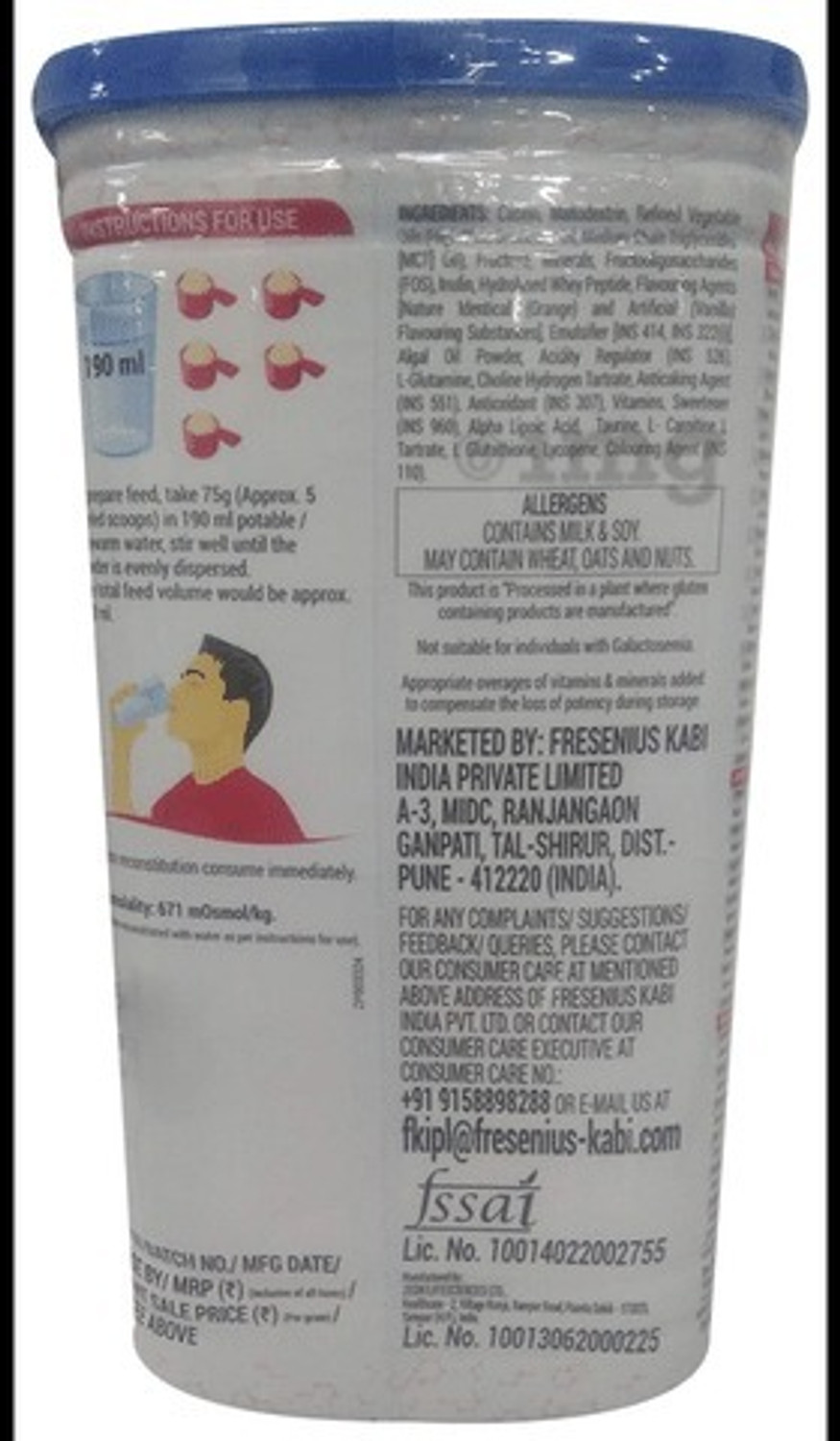 Image of Filfora Fresu-bin Onco Restoring Nutritional Balance Powder Nutrition Bars