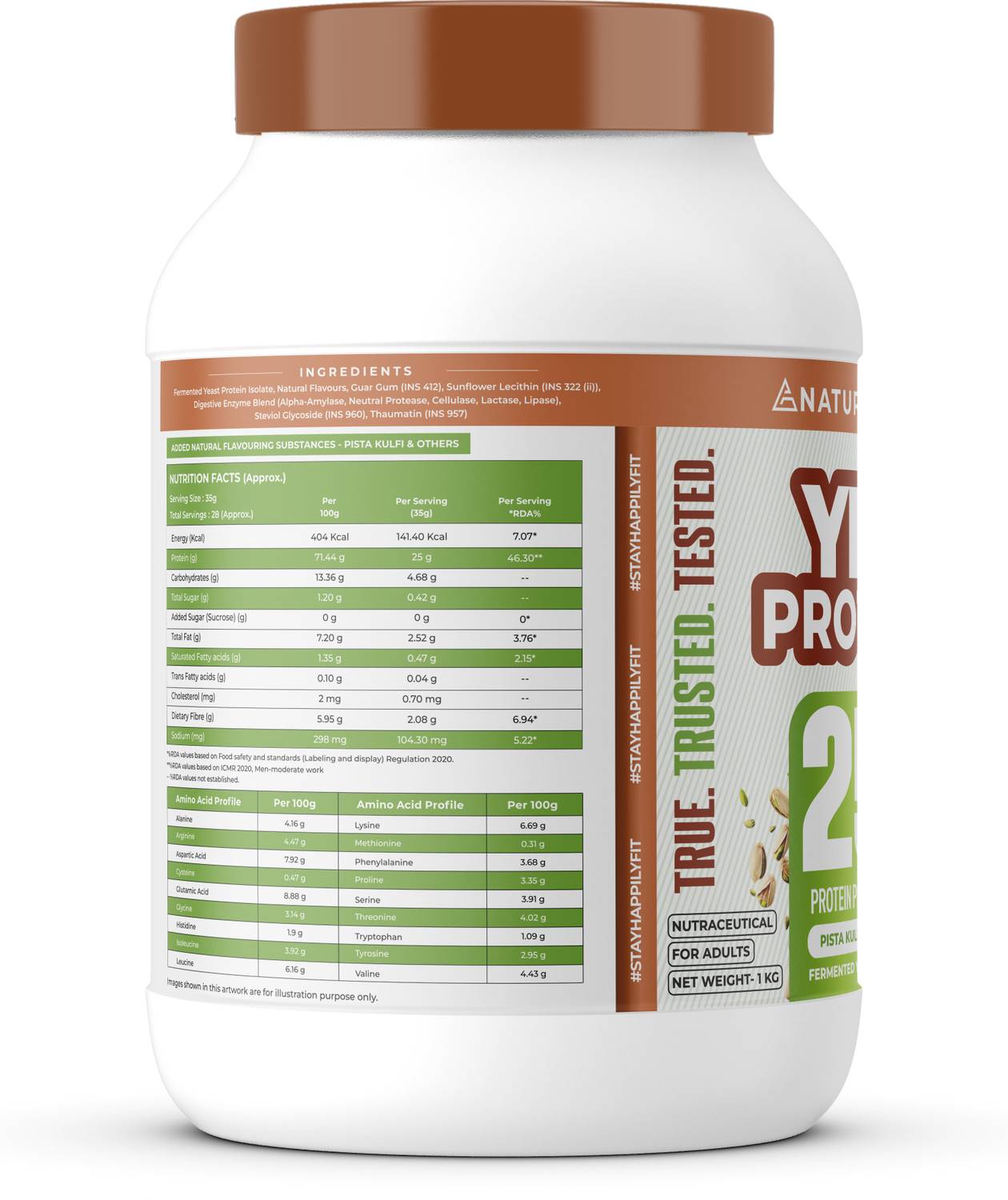 NATURALTEIN Fermented Yeast Protein Powder 25g - Image 4
