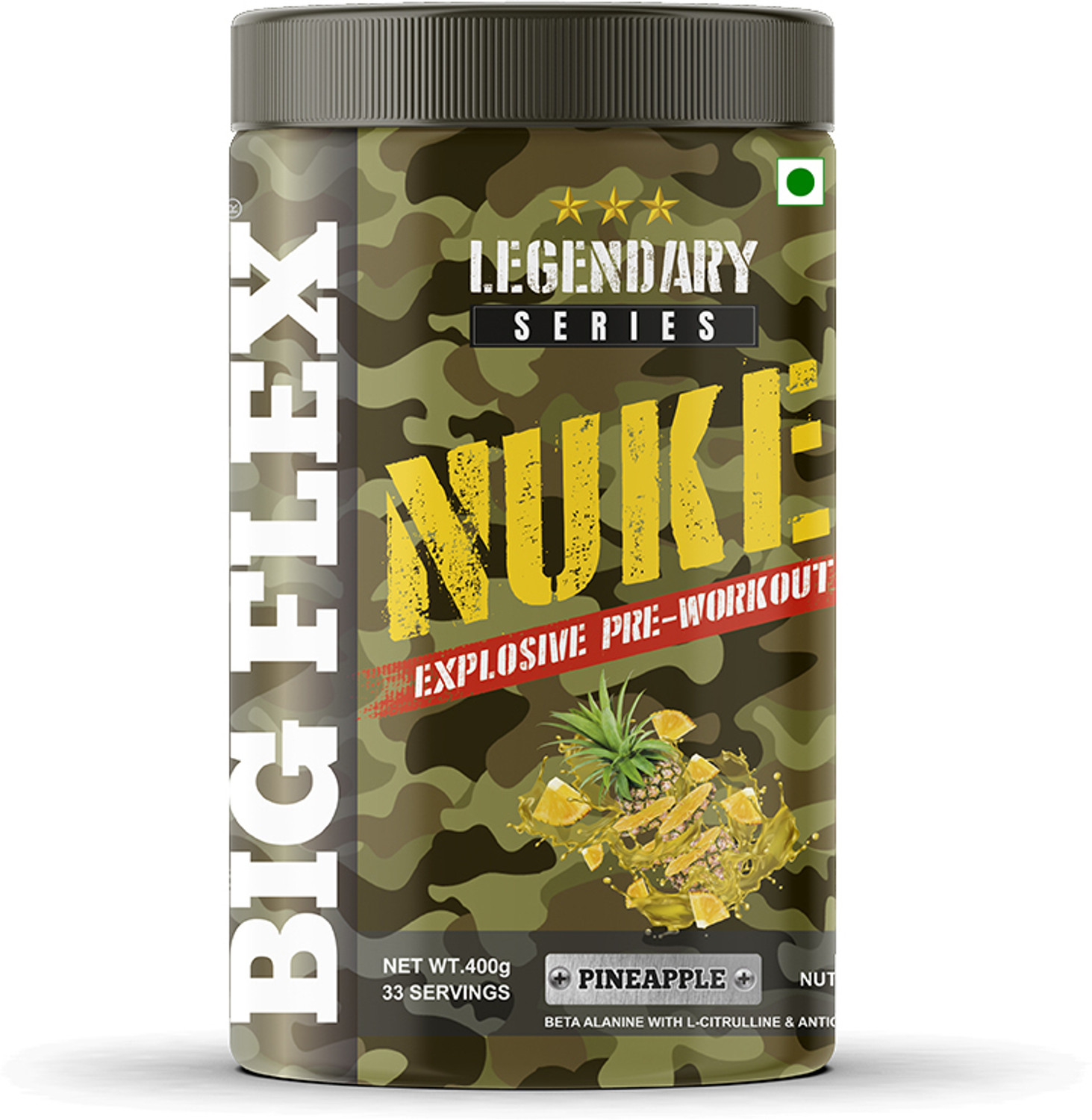 Image of Bigflex Nuke Pre-Workout Supplement Creatine