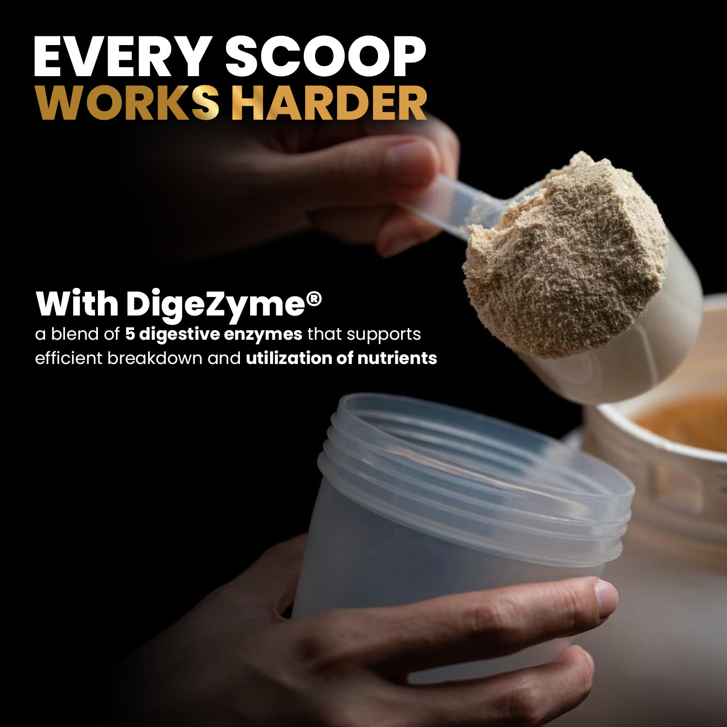 Image of Fitspire Super Gold King Whey Protein Powder- High Protein Blend- Lean Muscle Support Whey Protein