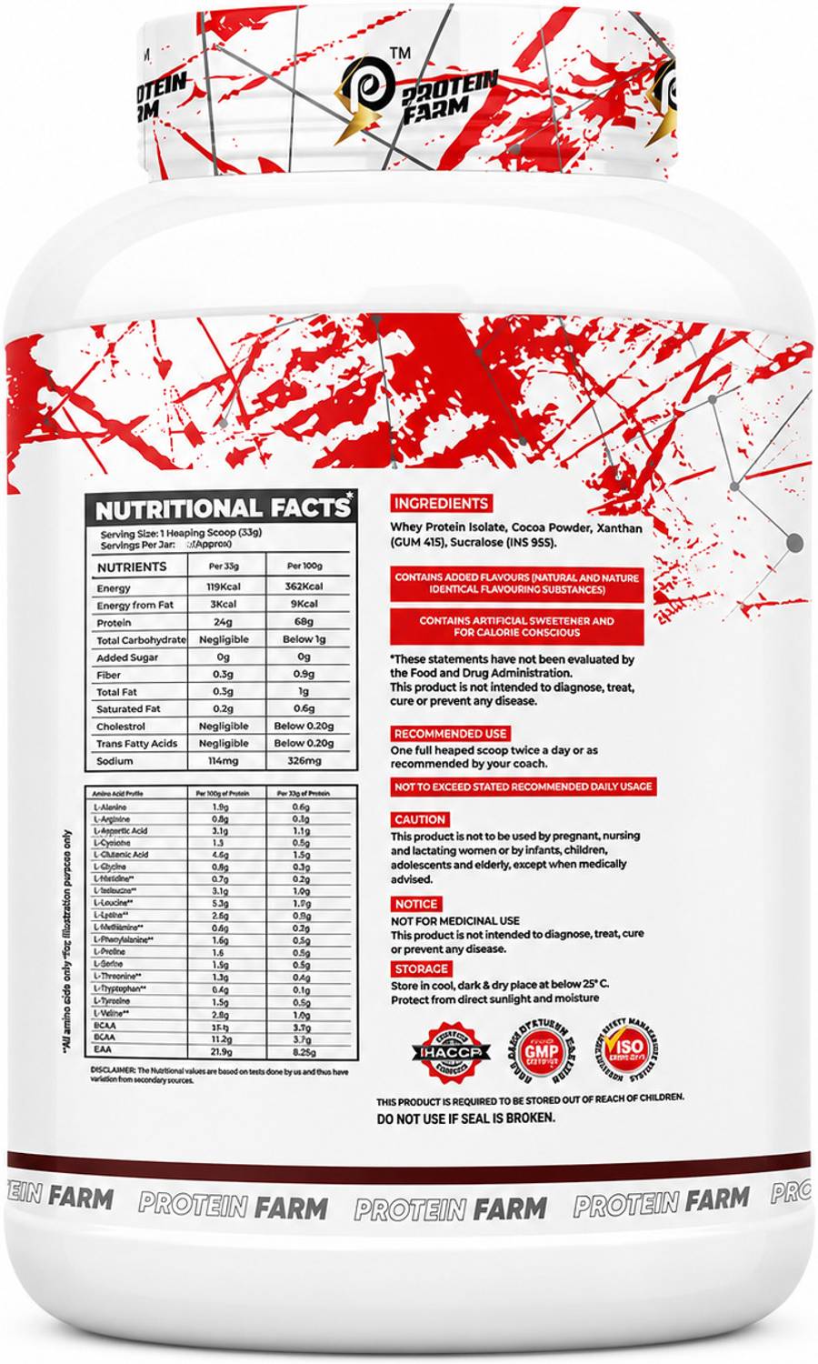 PROTEINFARM Isolate Whey Protein - Image 2