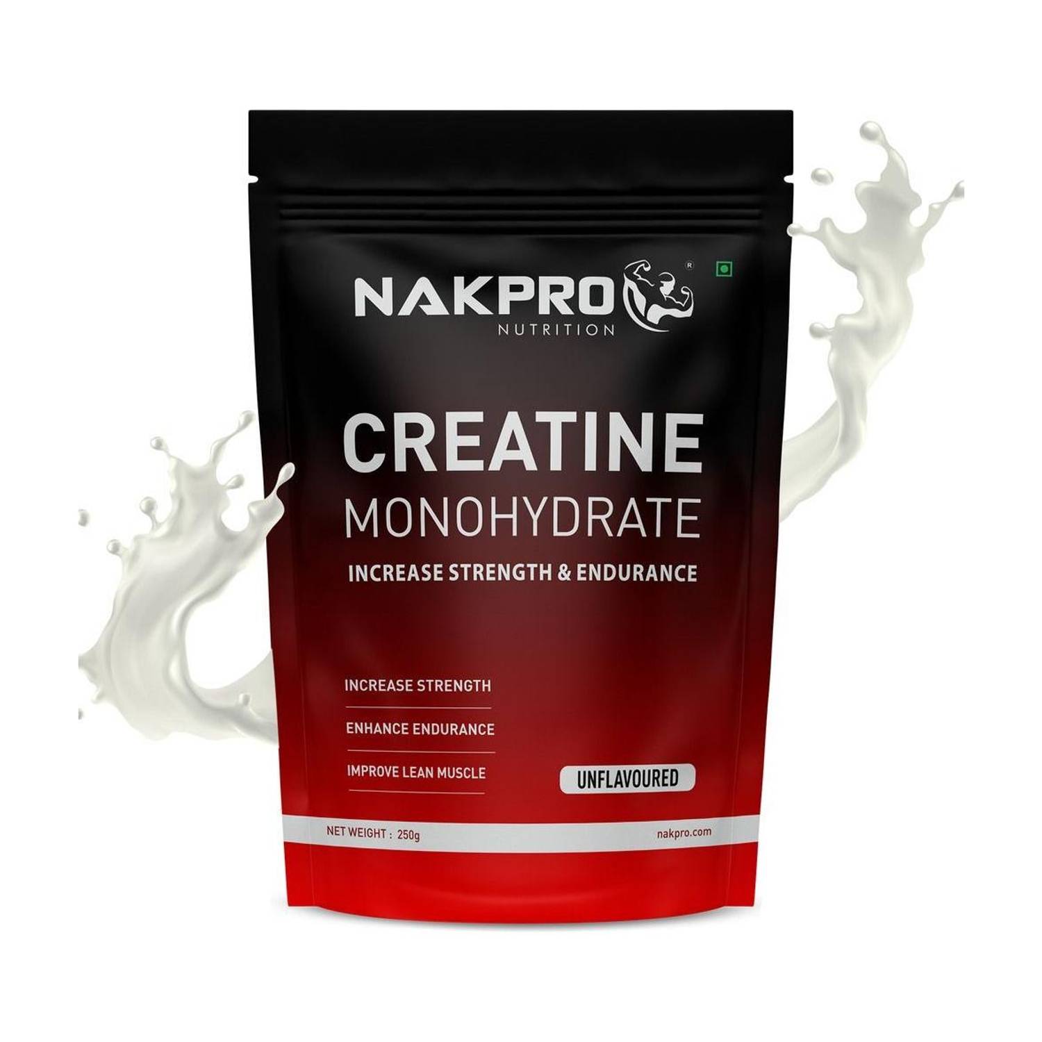 Nakpro Creatine Monohydrate Powder for Muscle Endurance & Recovery Creatine