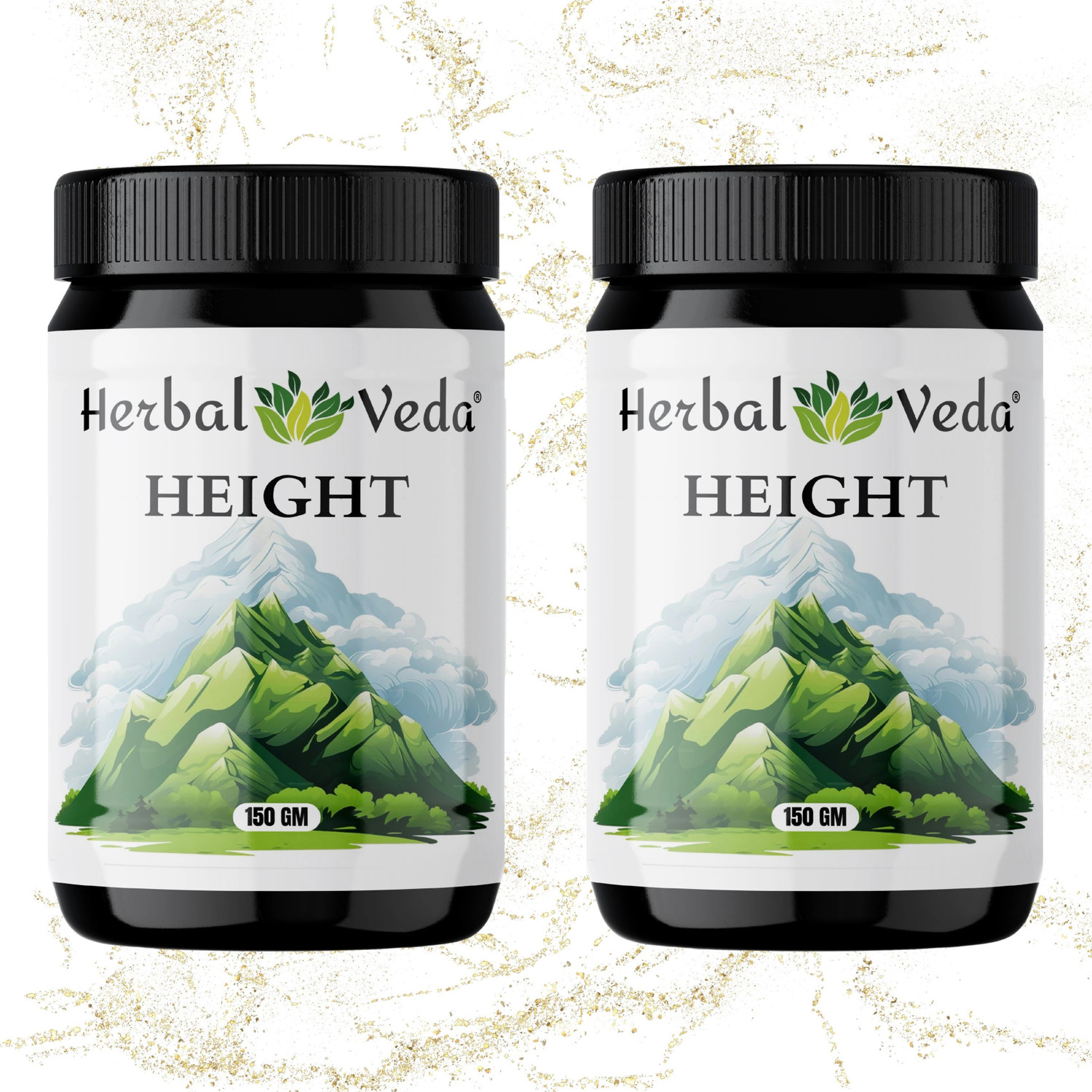 Image of herbal veda Hight Vedha Original Powder 300gm Premium GROWTH SUPPLEMENT Protein Blends