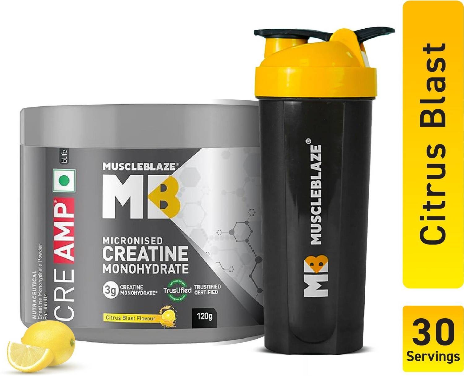 MUSCLEBLAZE Micronised Creatine Monohydrate 200g