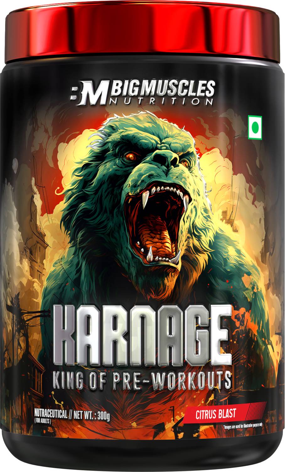 BIGMUSCLES NUTRITION Karnage Preworkout 60 Servings