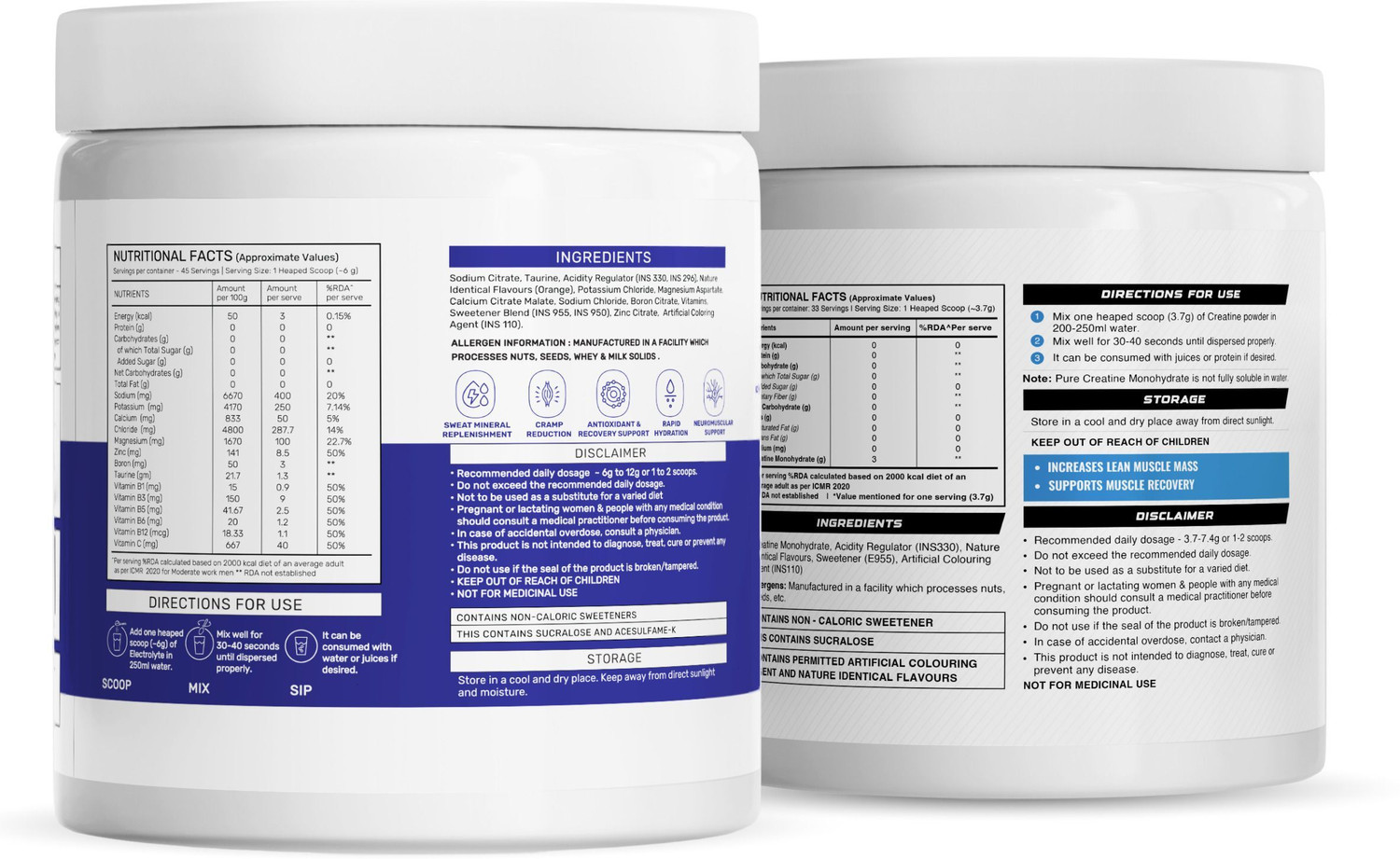 Image of Wellcore Performance Combo Pack | OSMO Electrolytes + Creatine