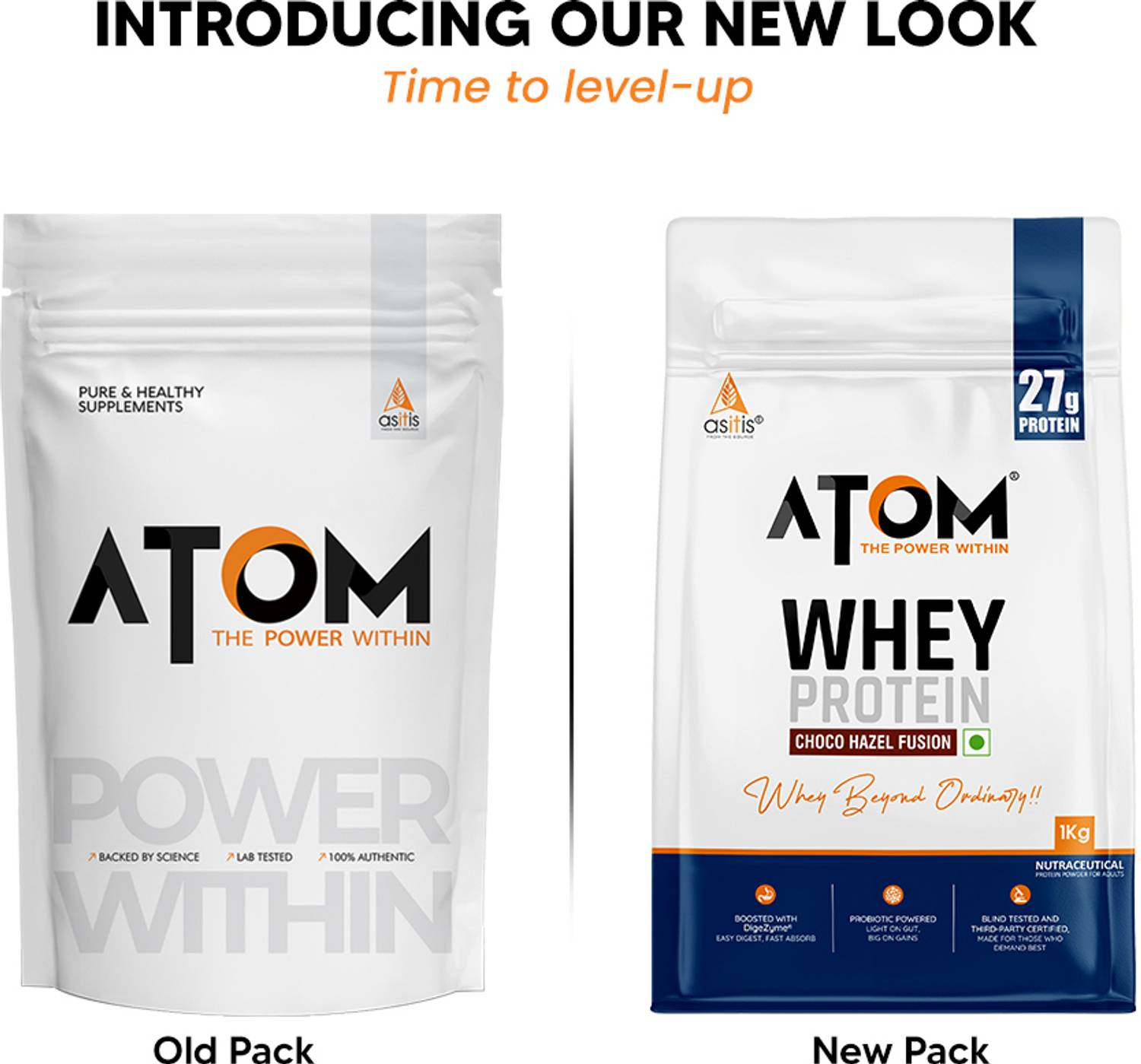 AS-IT-IS Nutrition ATOM Whey Protein 1 kg - Image 3
