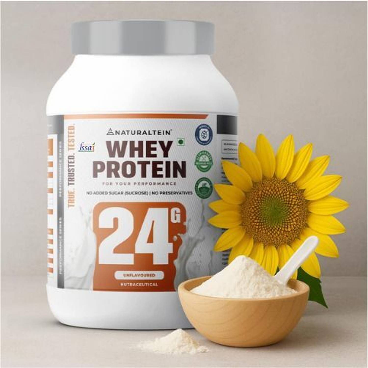 NATURALTEIN Natural Max Unflavored Whey Protein