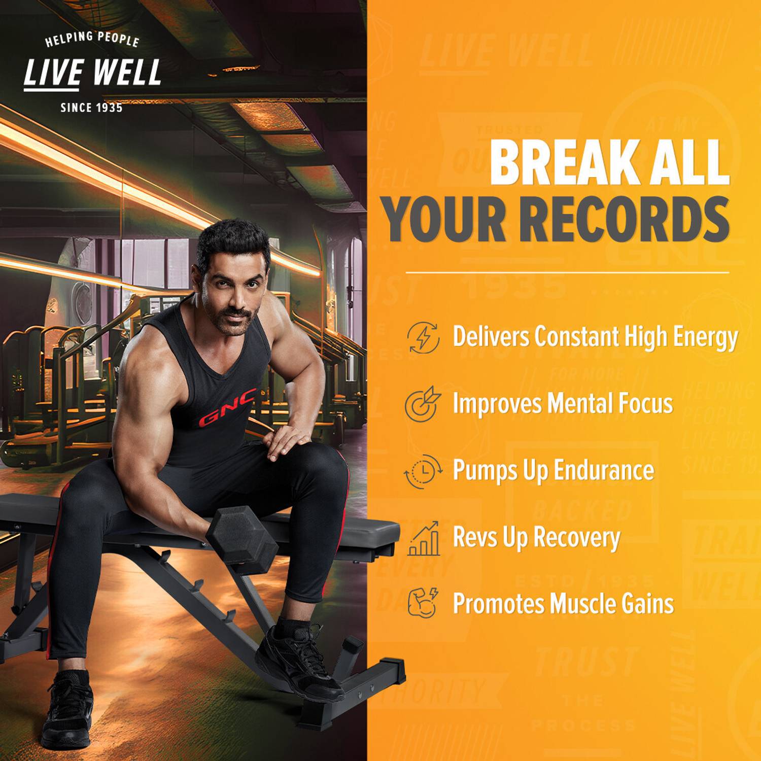 GNC Pro Performance 360g Blood Orange Pre Workout - Image 4