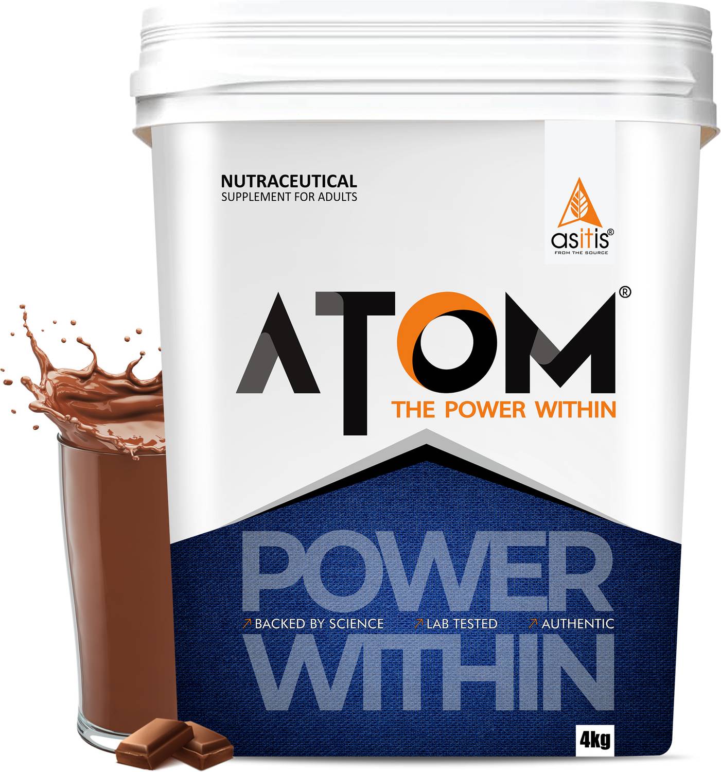 AS-IT-IS Nutrition ATOM Weight Gainer 4kg - Image 1