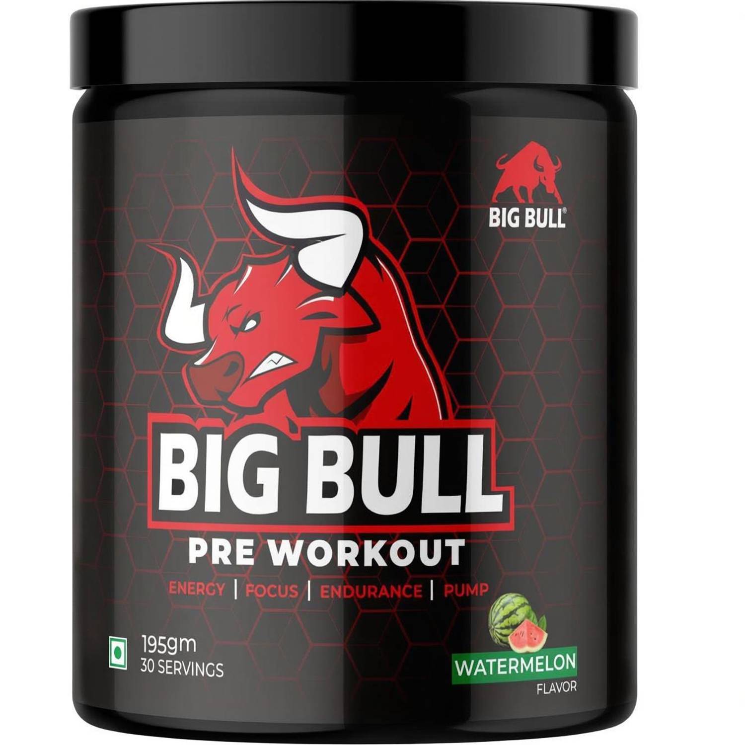 Big Bull Pre-Workout Supplement Drink | Lean Muscles Strength Building Protein Shake