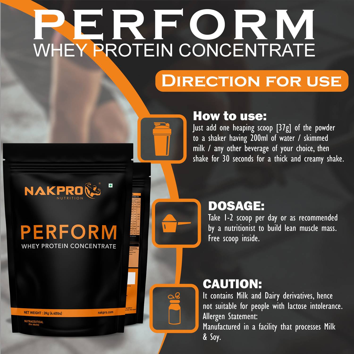 Nakpro 100% Perform Concentrate 24.7g - Image 5