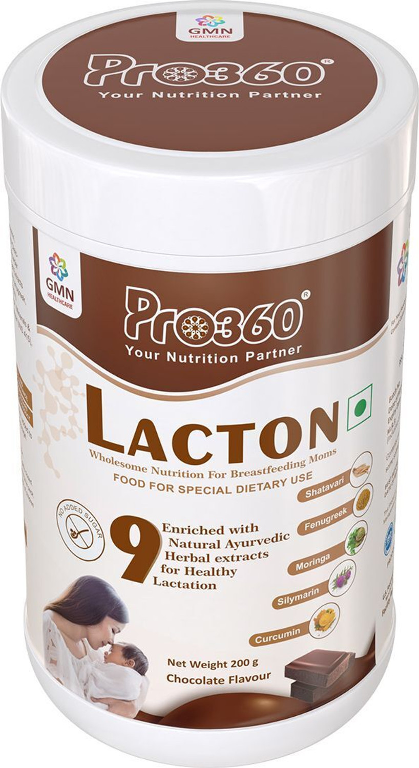 Image of PRO360 Lacton Protein Powder for Breastfeeding, Lactating Women to Increase Breast Milk Protein Shake