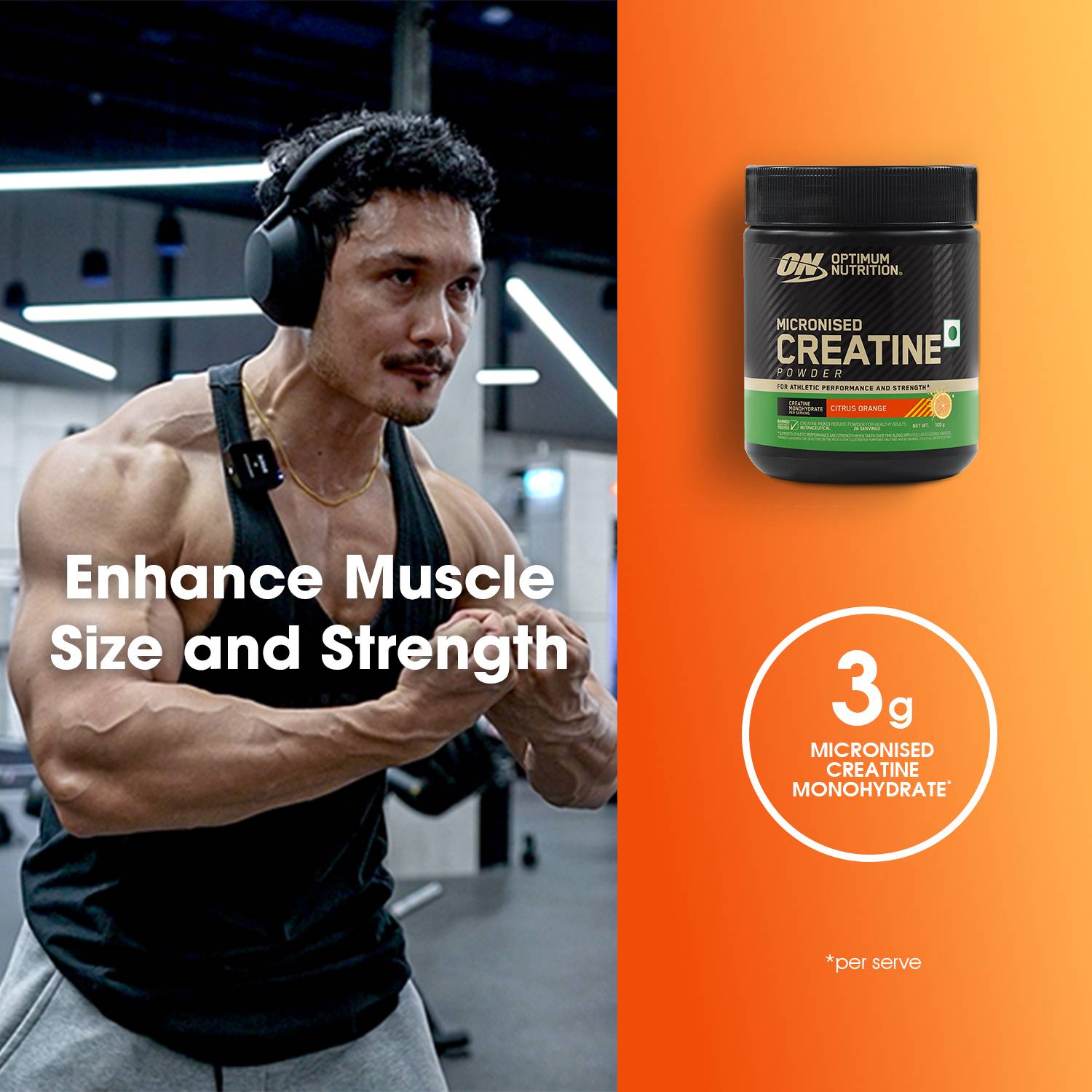 Optimum Nutrition Micronized Creatine Powder 100g - Image 5