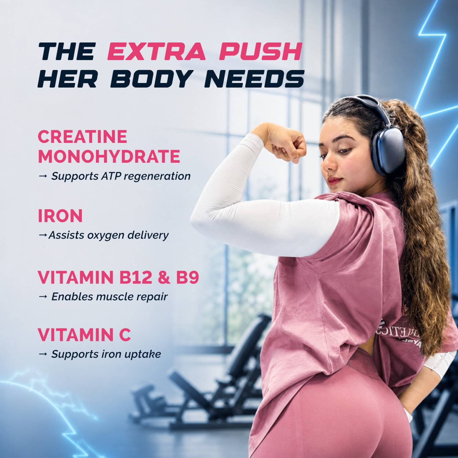 Wellcore Creatine Monohydrate For Women 250g - Image 4