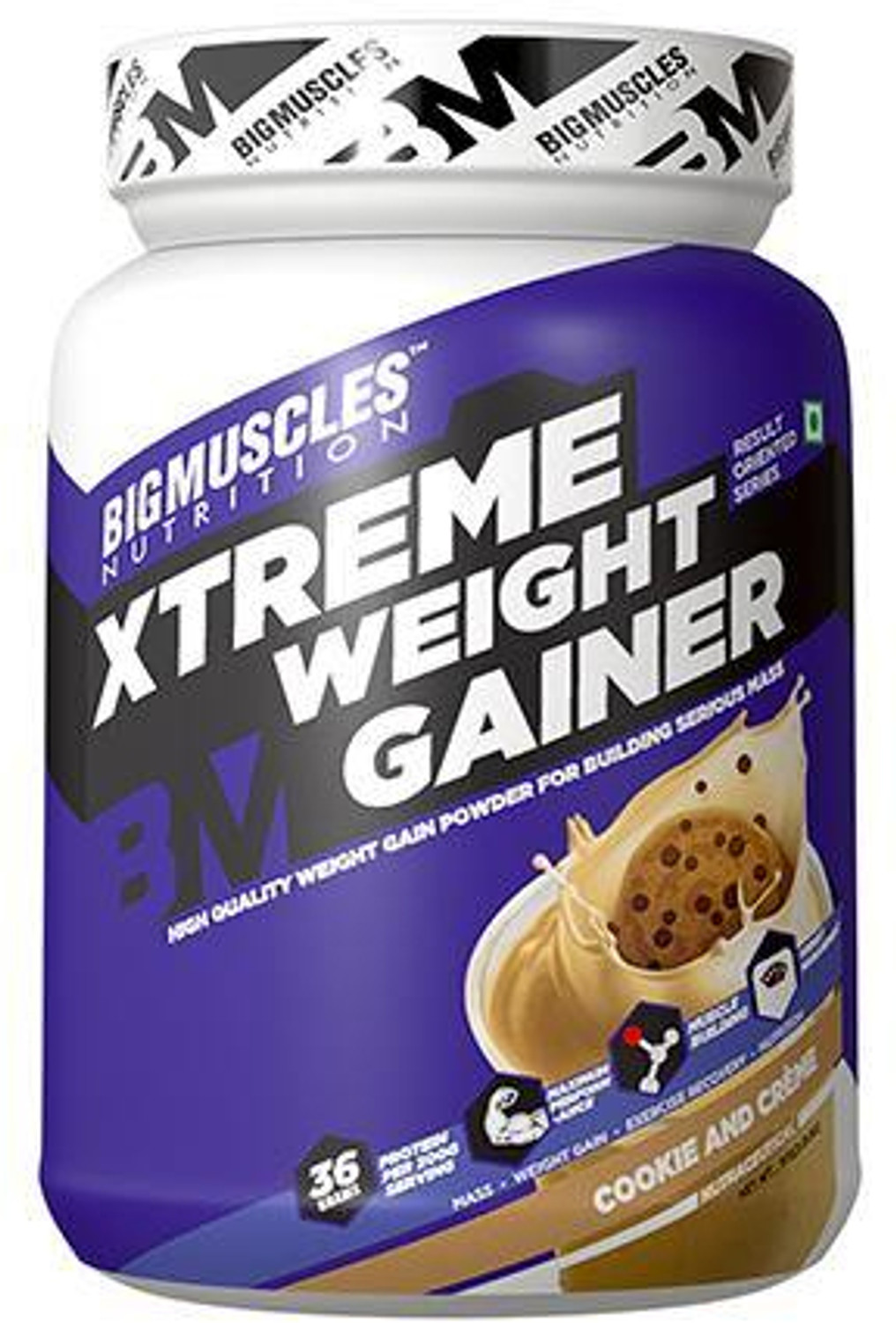 Image of BIGMUSCLES NUTRITION XTREME WEIGHT GAINER 2.2LBS / 1KG Weight Gainers /Mass Gainers