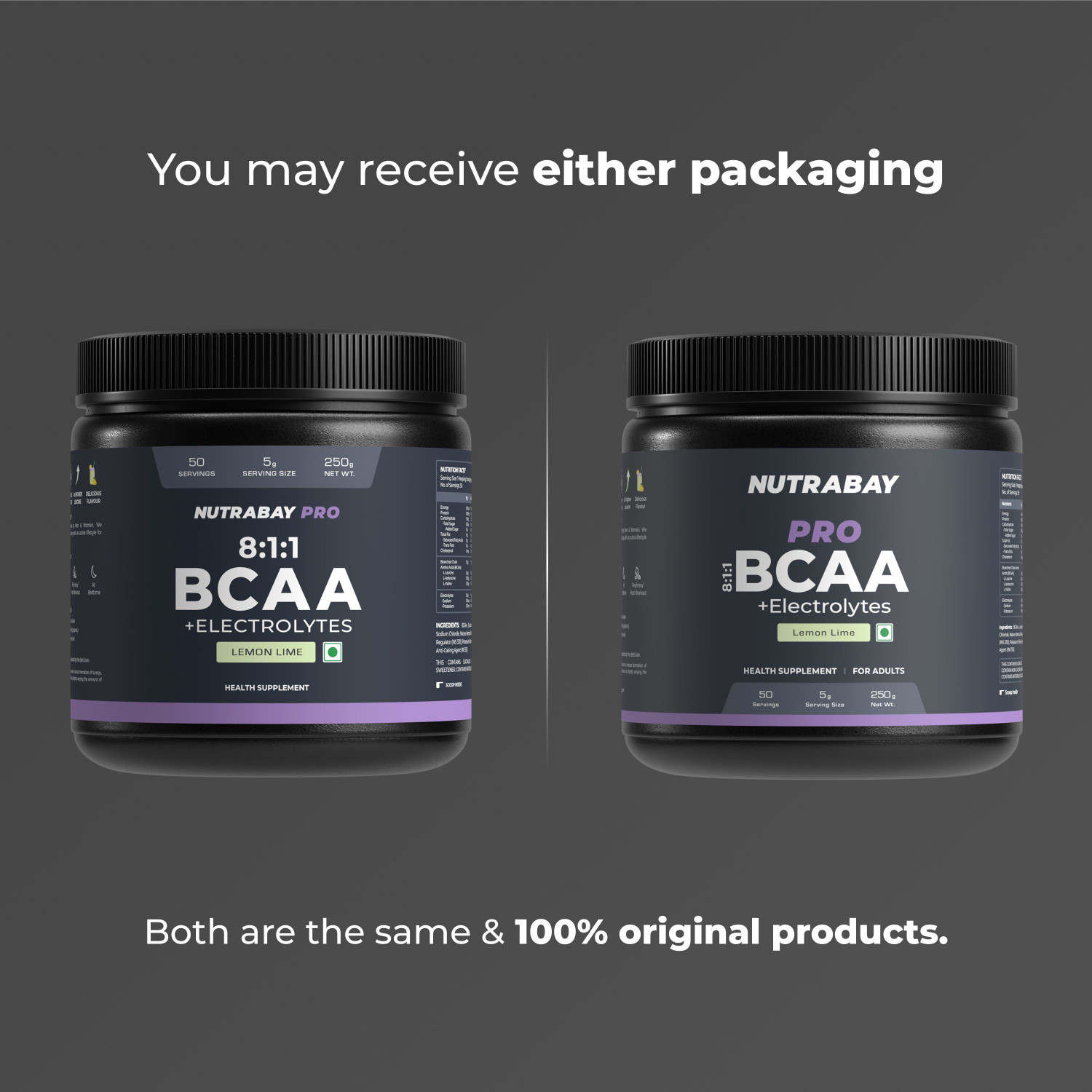 Image of Nutrabay Pro BCAA 8:1:1 with Electrolytes - BCAA