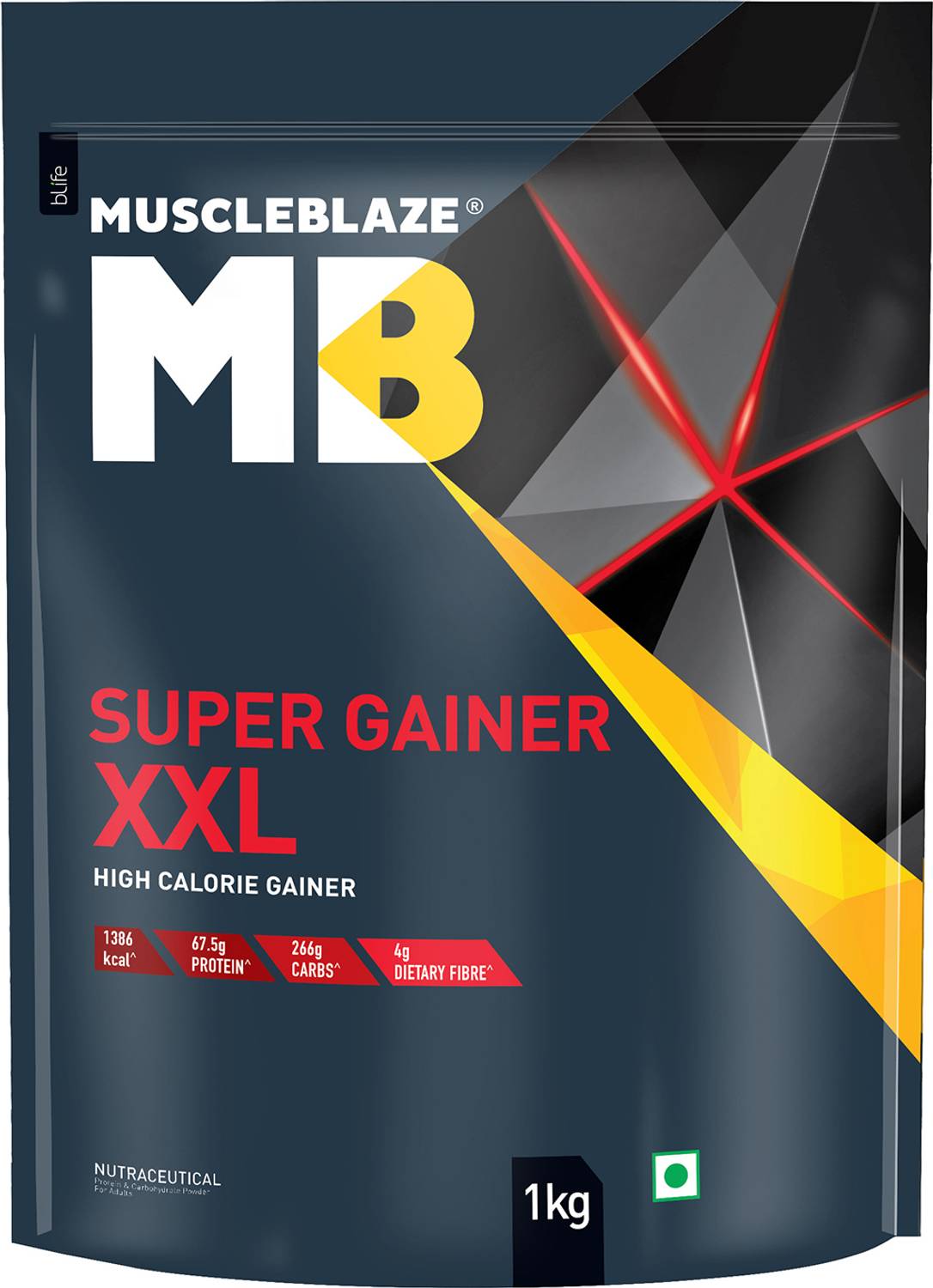 MUSCLEBLAZE Super Gainer XXL, 1 kg