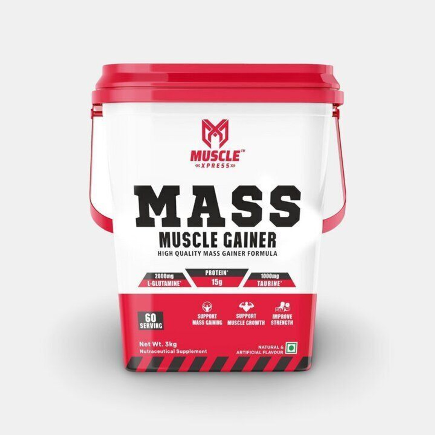 Image of MUSCLE XPRESS MASS MUSCLE GAINER 3KG Weight Gainers /Mass Gainers