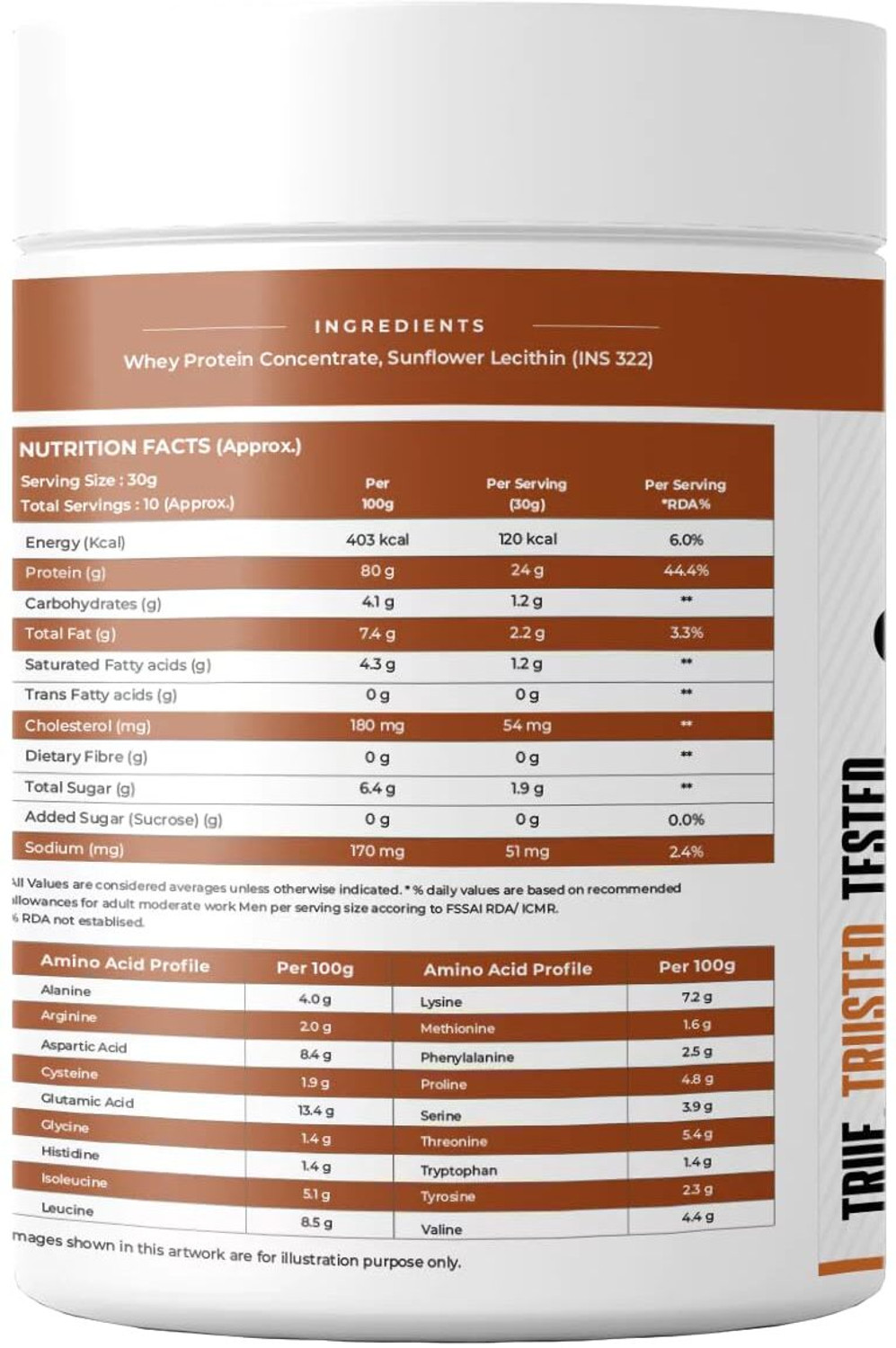 Image of NATURALTEIN Natural Concentrate Unflavored | 24g Protein Per Serving | Naturally Sweetened Whey Protein