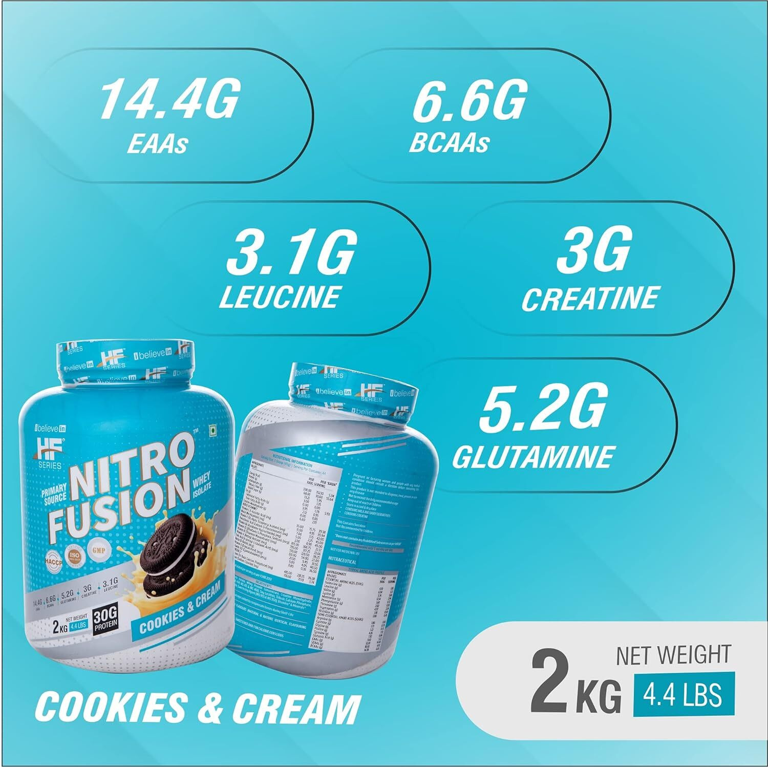 Image of HEALTHFARM Nitro Fusion Whey Isolate Protein Whey Protein