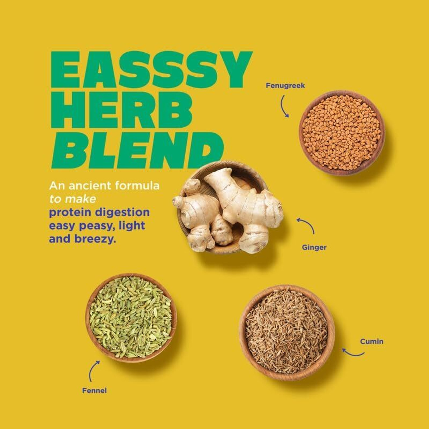 Image of Yogabar Plant Protein Unflavoured | 28g per scoop | Clean protein Plant-Based Protein