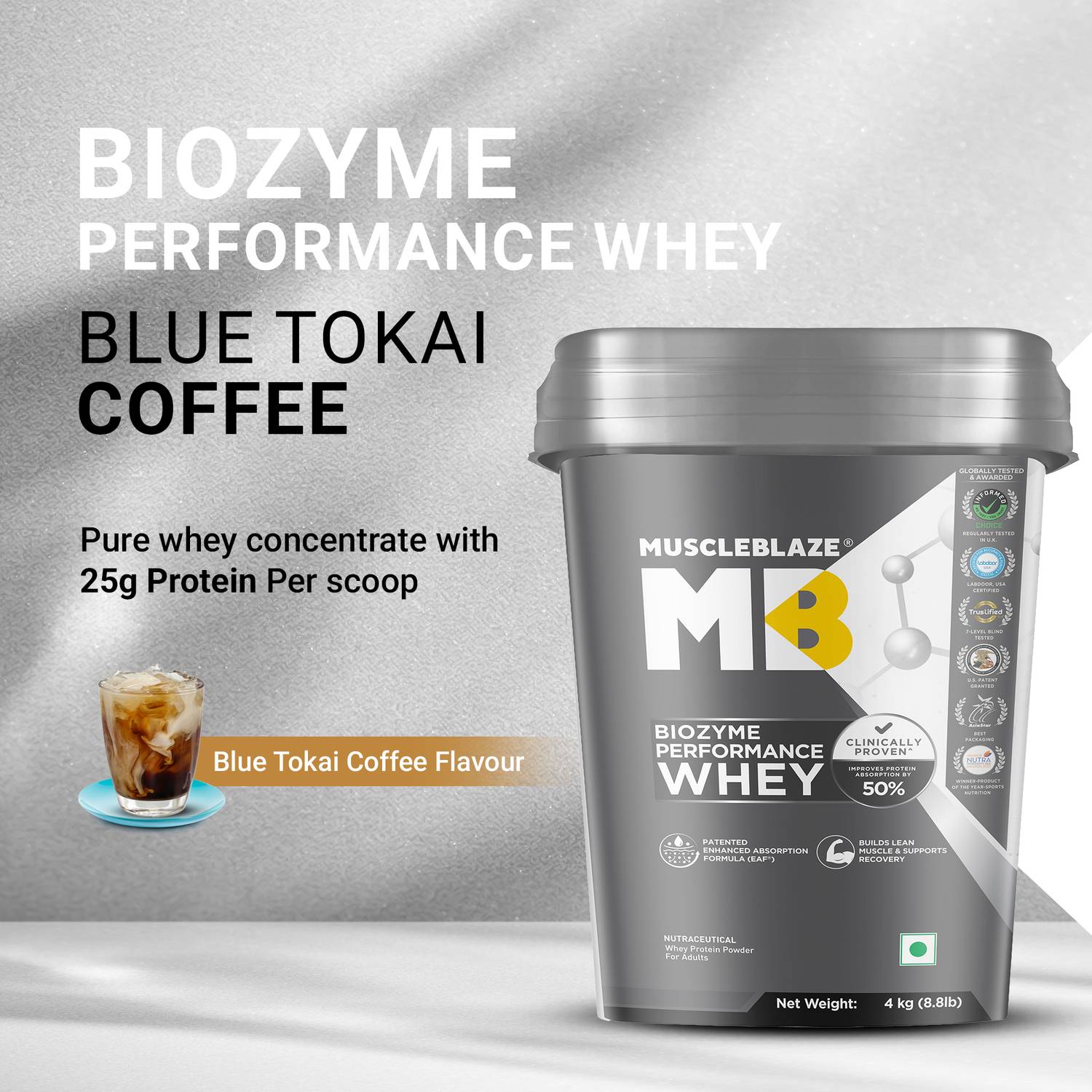 MUSCLEBLAZE Biozyme 25g Protein Powder - Image 2