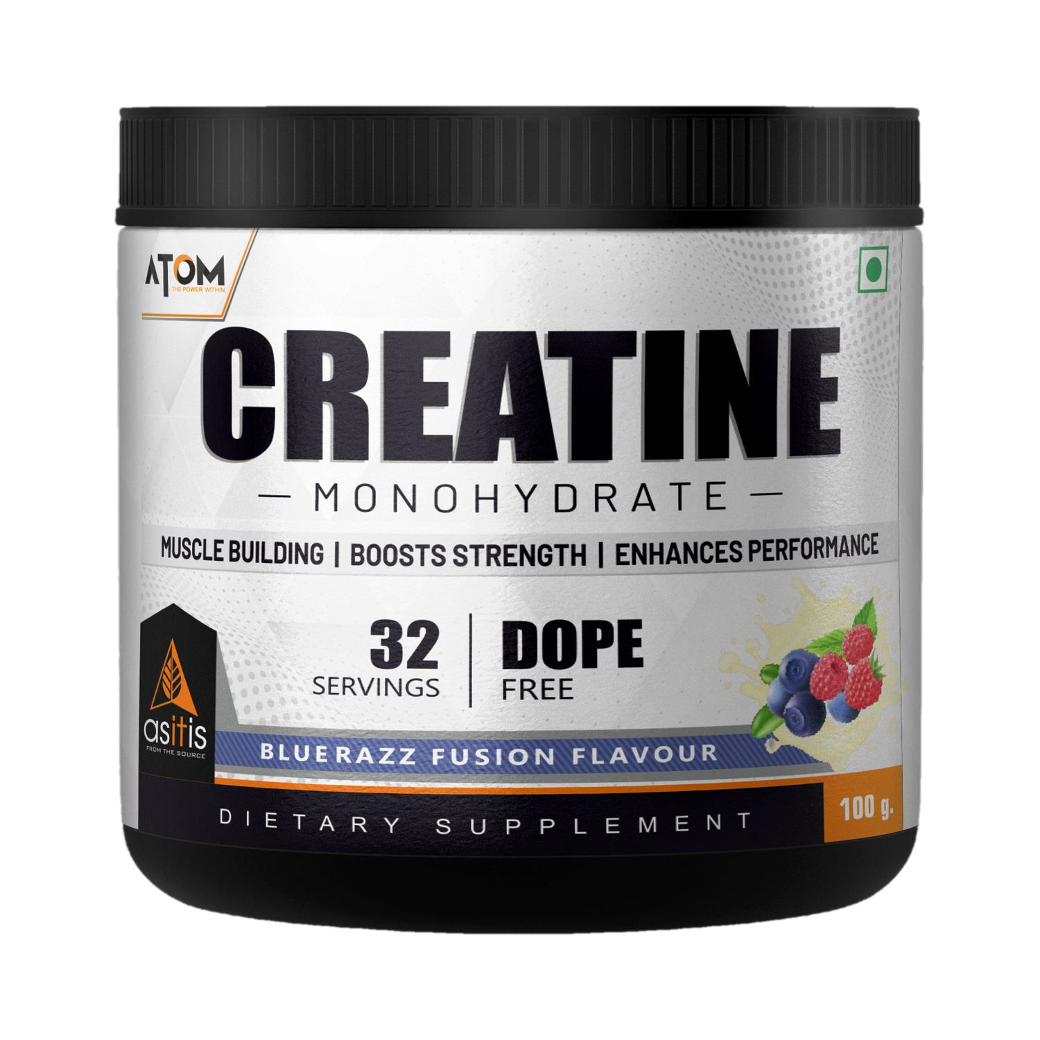 AS-IT-IS Nutrition ATOM Monohydrate Creatine