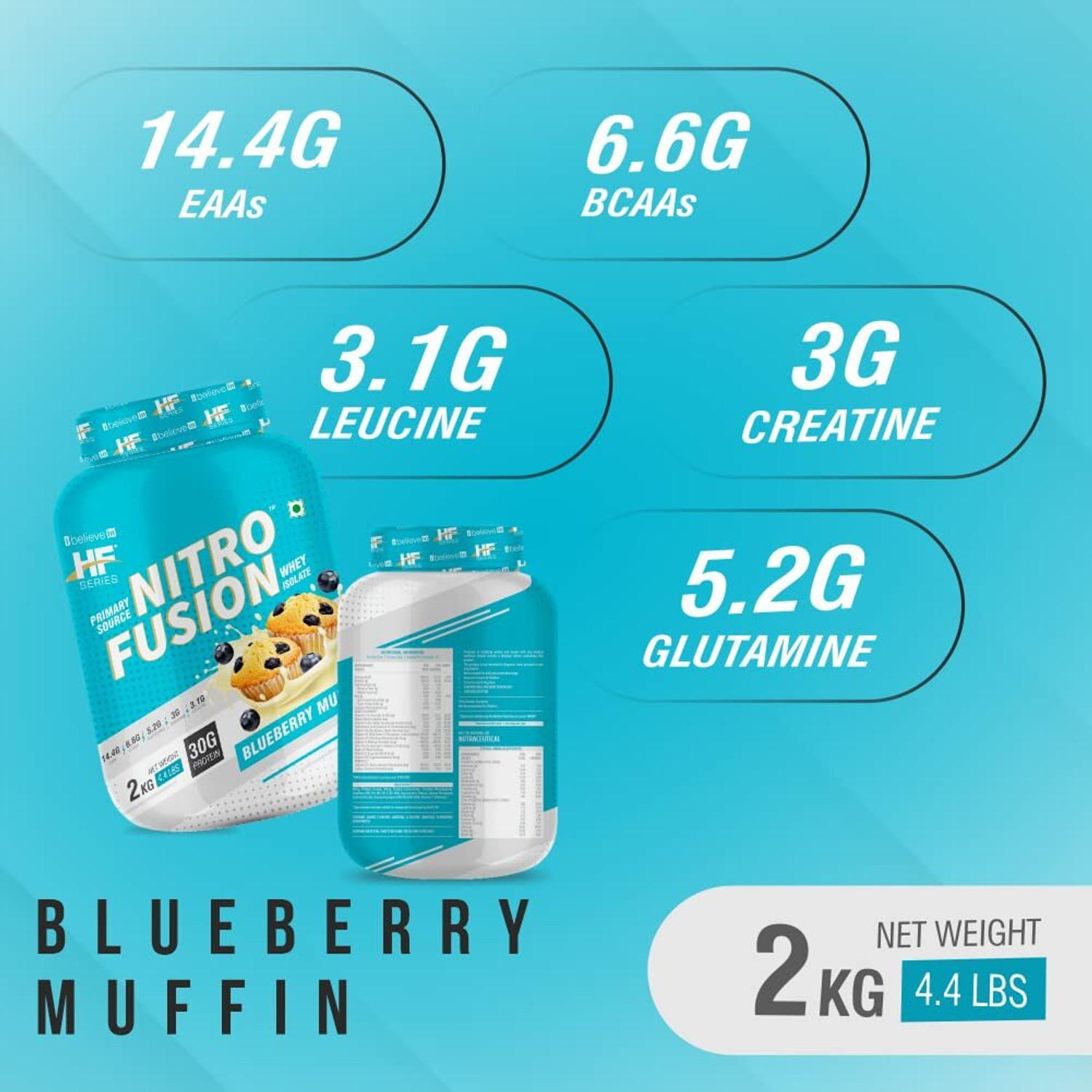 Image of HEALTHFARM Nitro Fusion Whey Isolate Protein Whey Protein