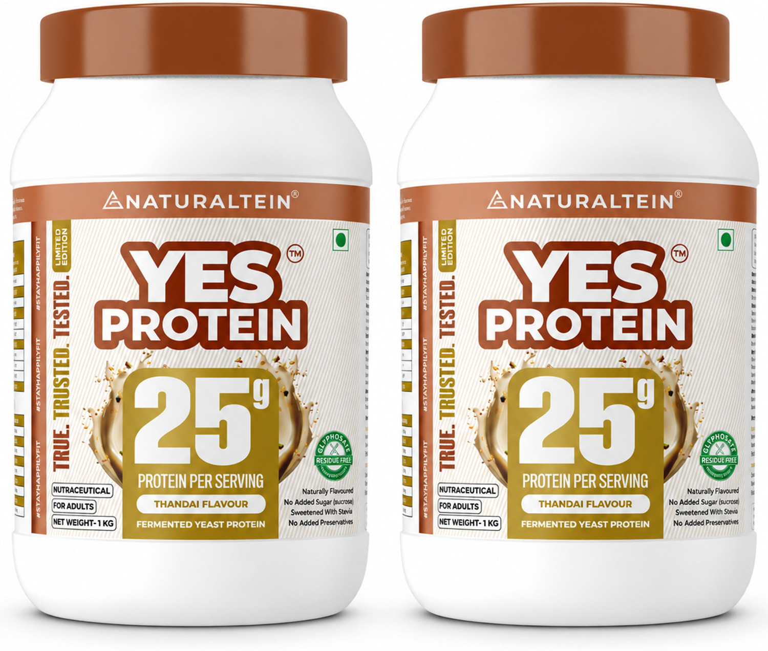 Image of NATURALTEIN Fermented Yeast Protein Powder | 25g Protein Per Scoop | Vegan Plant Protein Plant-Based Protein