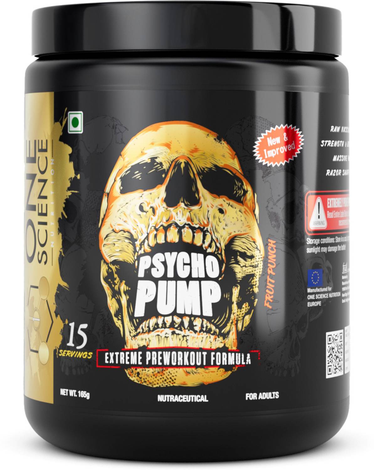 One Science Nutrition Psycho Pump Extreme Pre Workout Powder 15 - Image 1