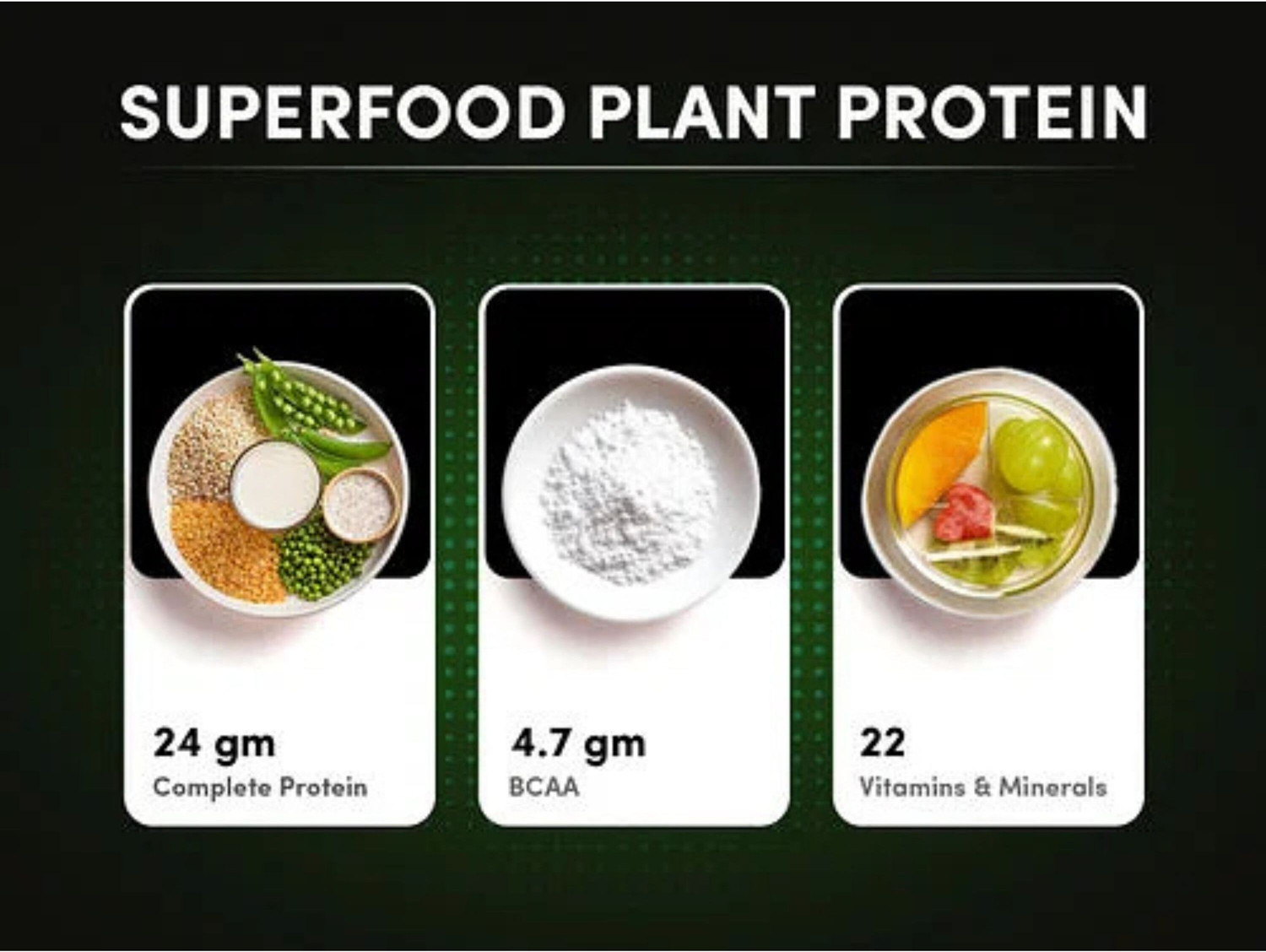 Image of Man Matters Vegain Plant Protein | 24g Pure Protein | Higher Absorption & Digestive Enzymes Plant-Based Protein
