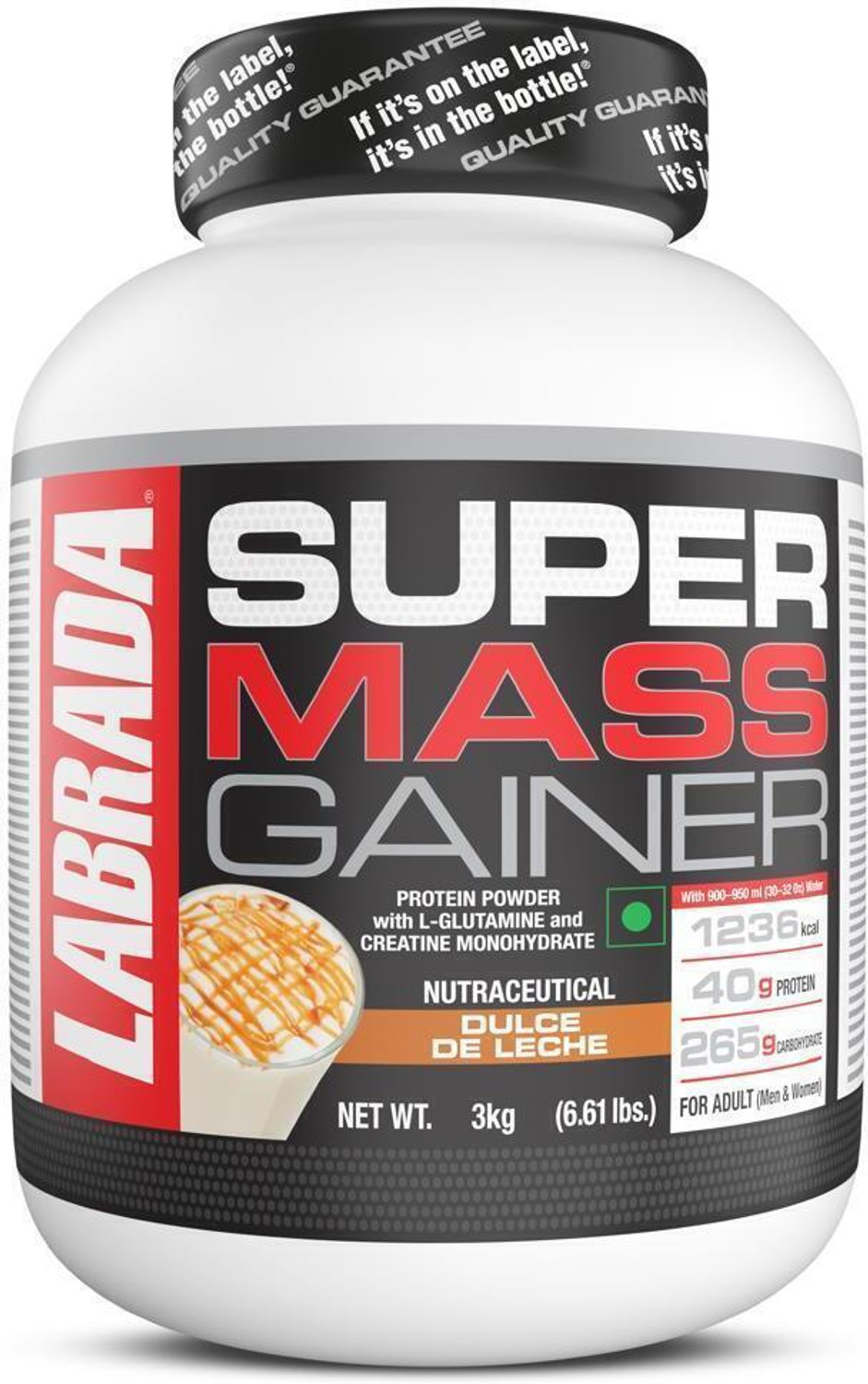 Image of Labrada nutrition Super Mass Gainer 3kg |(Dulche De Leche) Weight Gainers /Mass Gainers