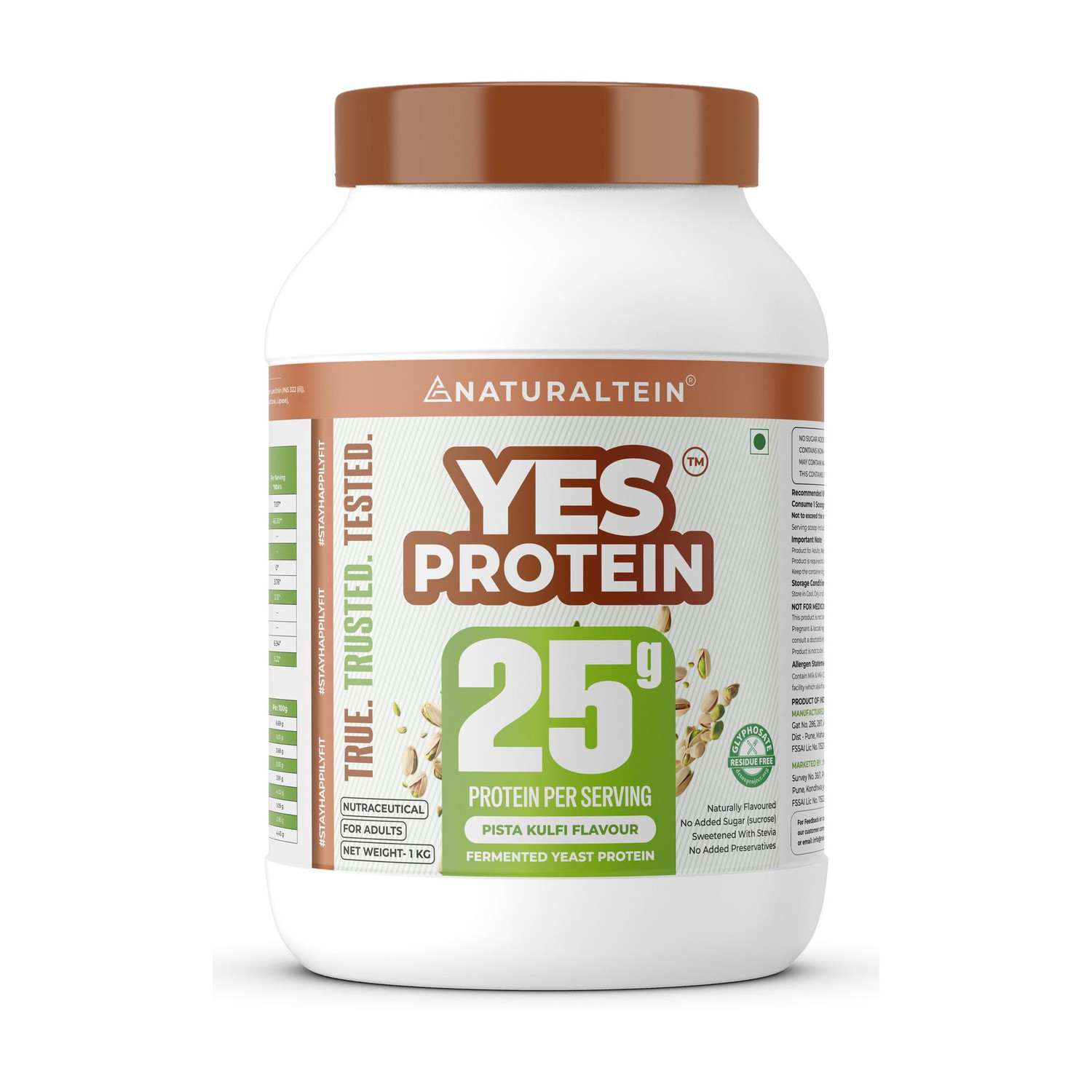Image of NATURALTEIN Fermented Yeast Protein Powder | 25g Protein Per Scoop | Vegan Plant Protein Plant-Based Protein