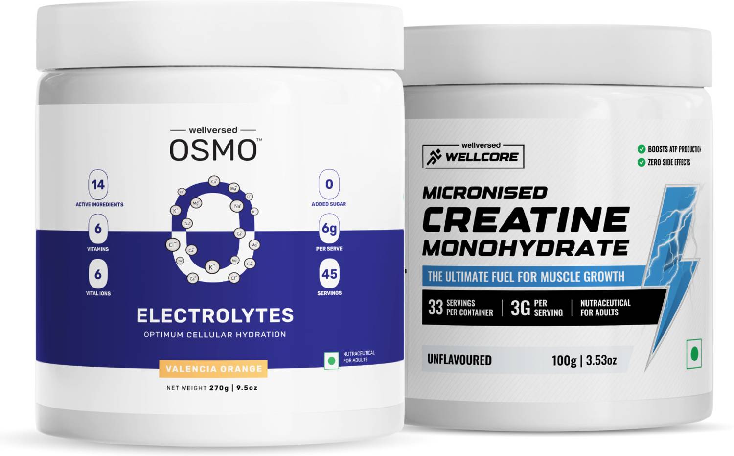 Wellcore Performance Combo Pack OSMO Electrolytes + Creatine (2