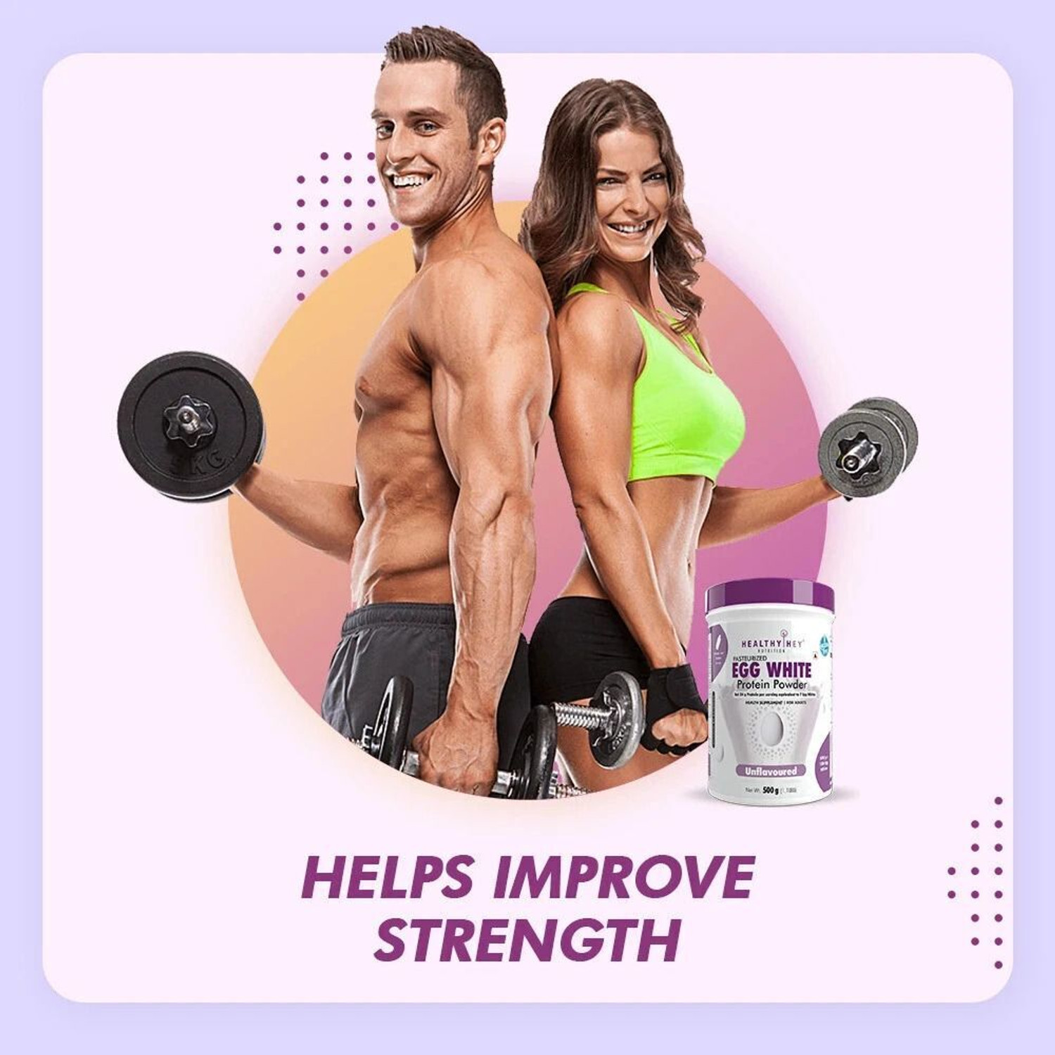 Image of HealthyHey Egg White Protein Lactose-free Protein Blends