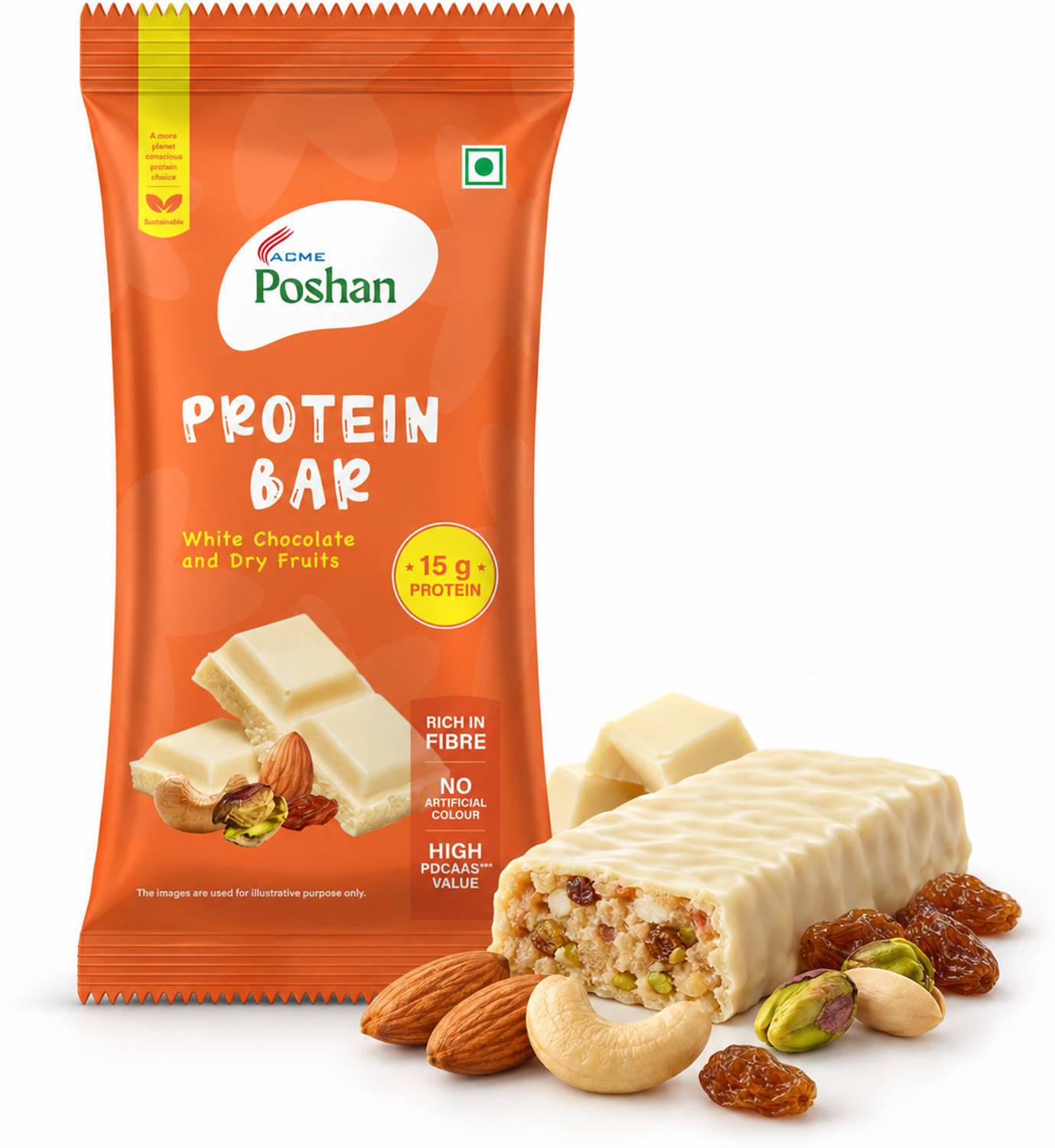 Acme Poshan Dry Fruits Protein Bars