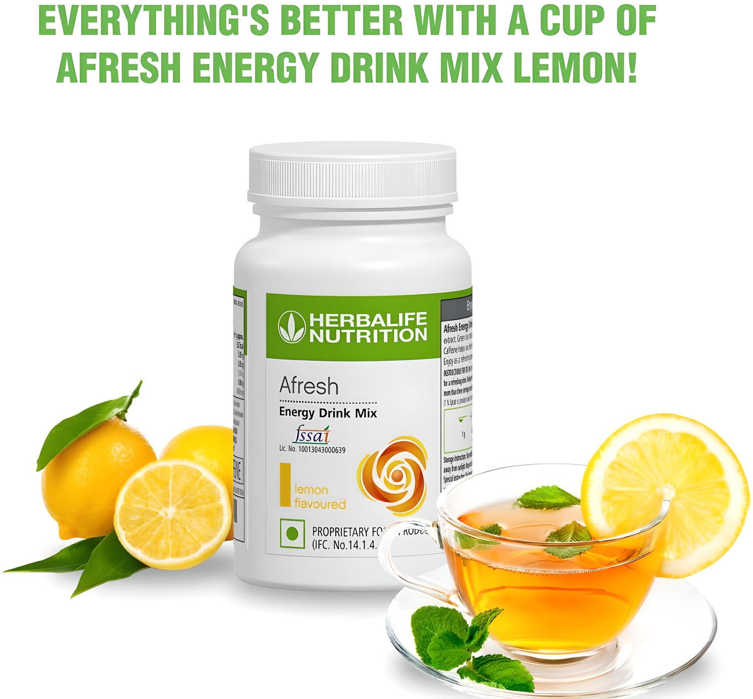Image of Herbalife Nutrition Formula 1 vanilla With Shakemate And Protein 200 And Afresh Lemon Shakemate - 500 gm, Protein - 200 gm, Afresh - 50 gm, Vanilla 500gm Powder