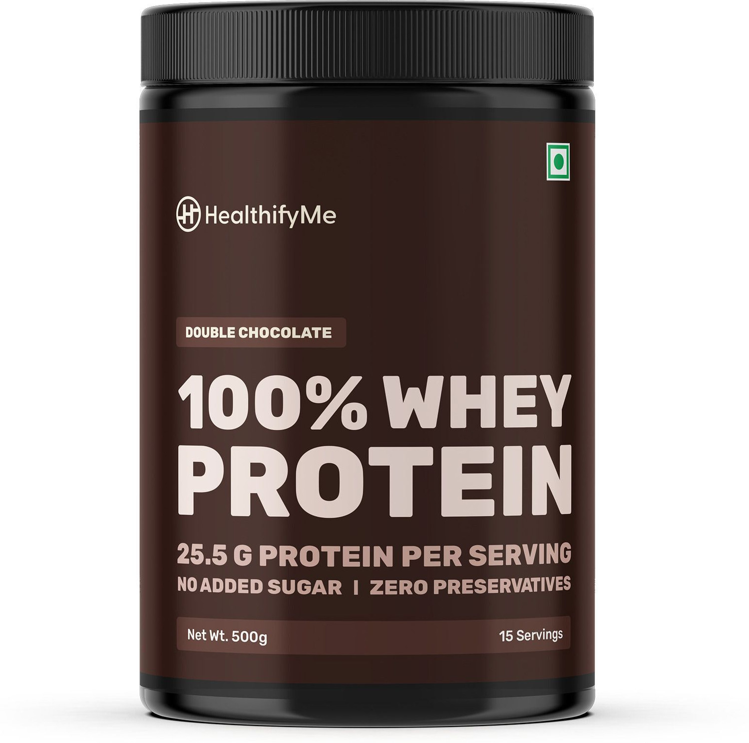 Image of Healthifyme 100% Whey Protein,Isolate & Concentrate,25.5gm protein,Muscle Support & Recovery Whey Protein