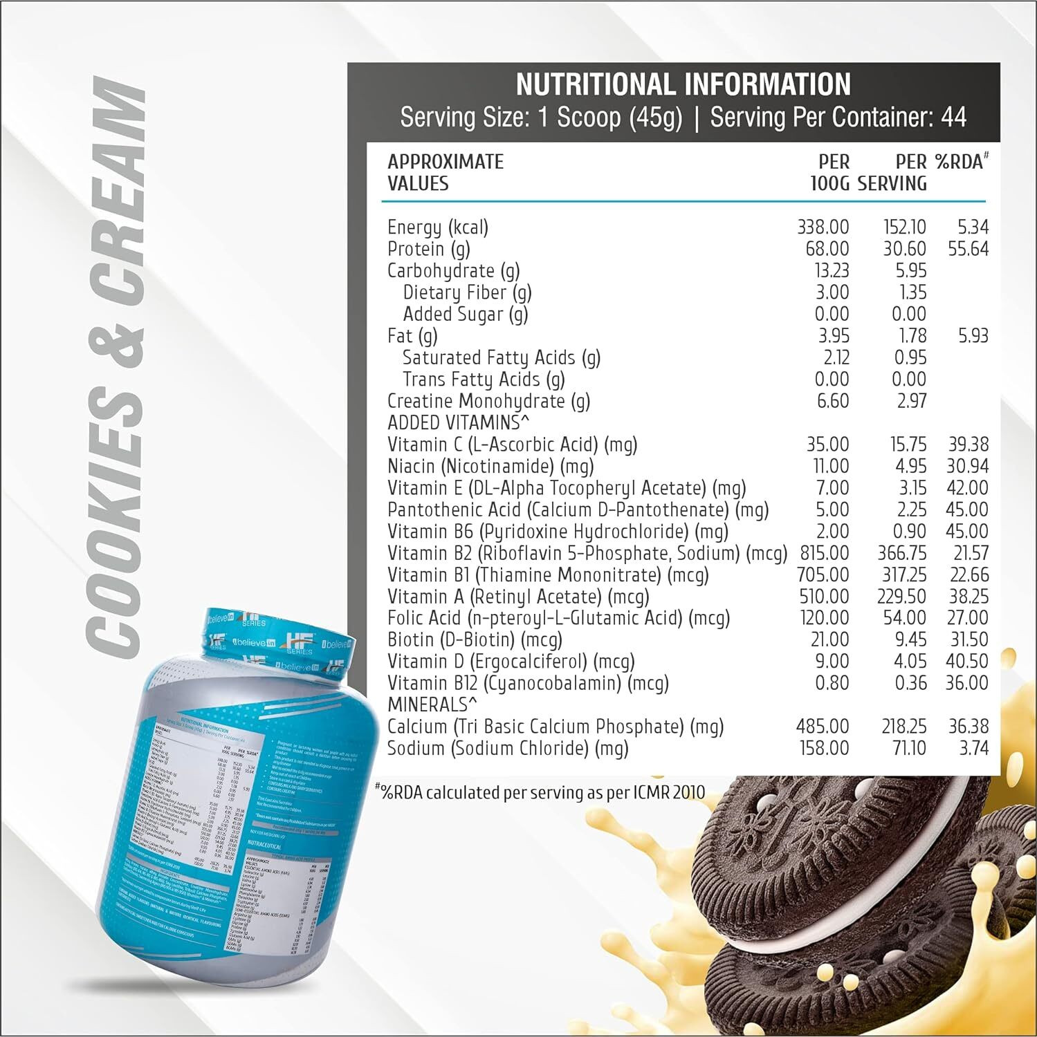 Image of HEALTHFARM Nitro Fusion Whey Isolate Protein Whey Protein