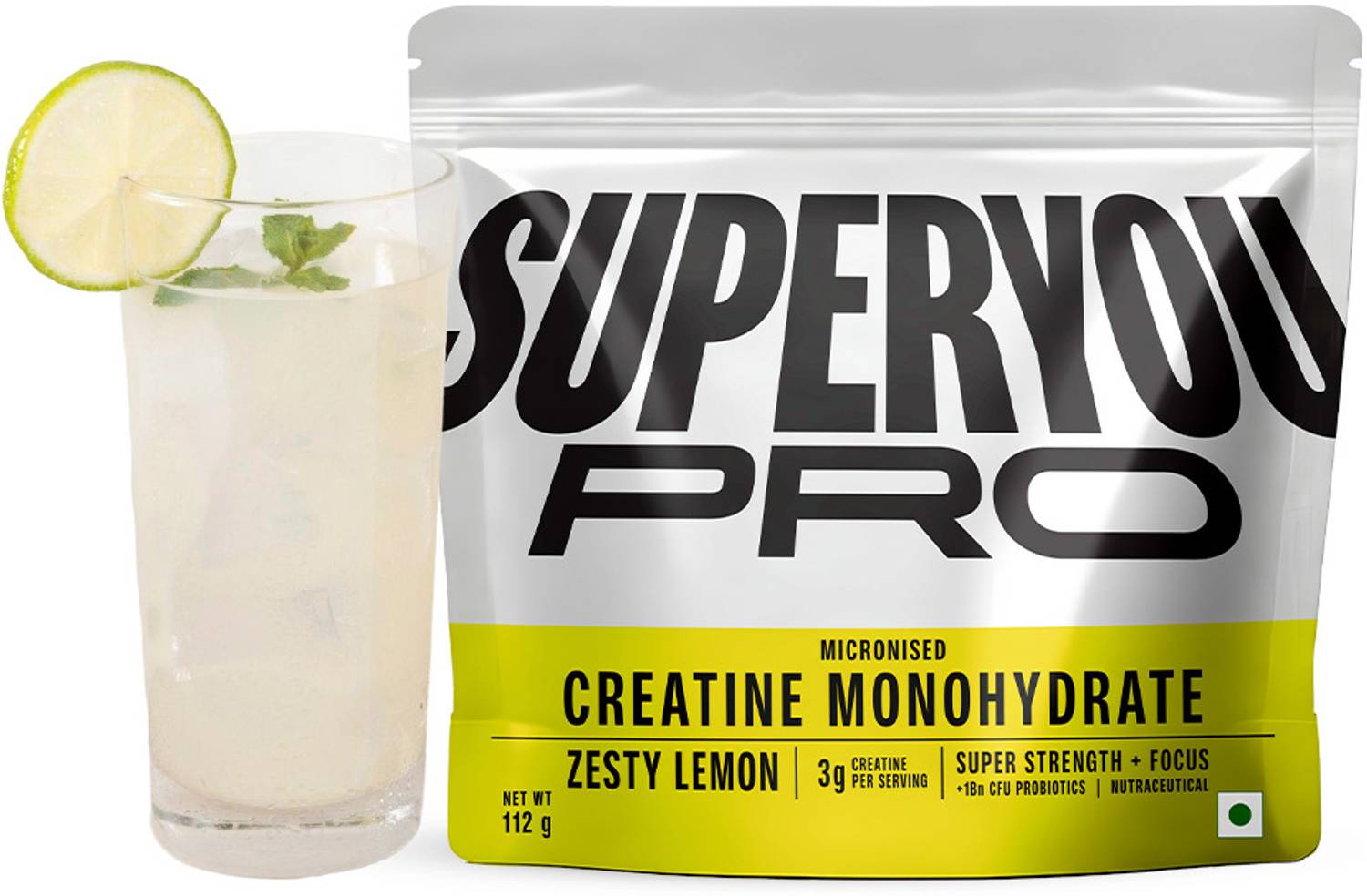 SUPERYOU Pro Creatine Monohydrate 33 Servings
