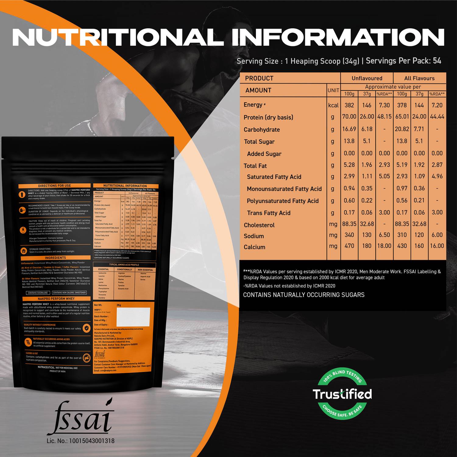 Nakpro PERFORM Whey Protein 2 kg - Image 3