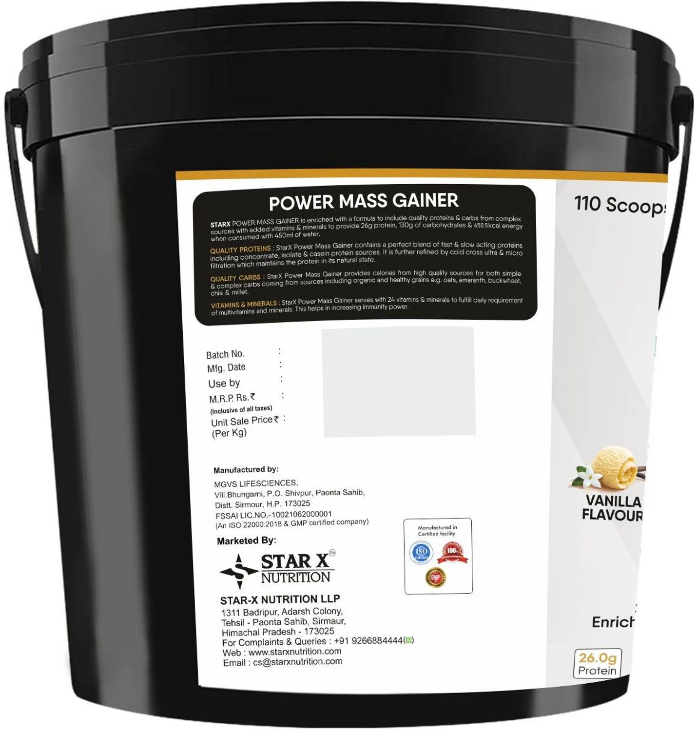 Star X nutrition Power Mass Gainer - Image 2