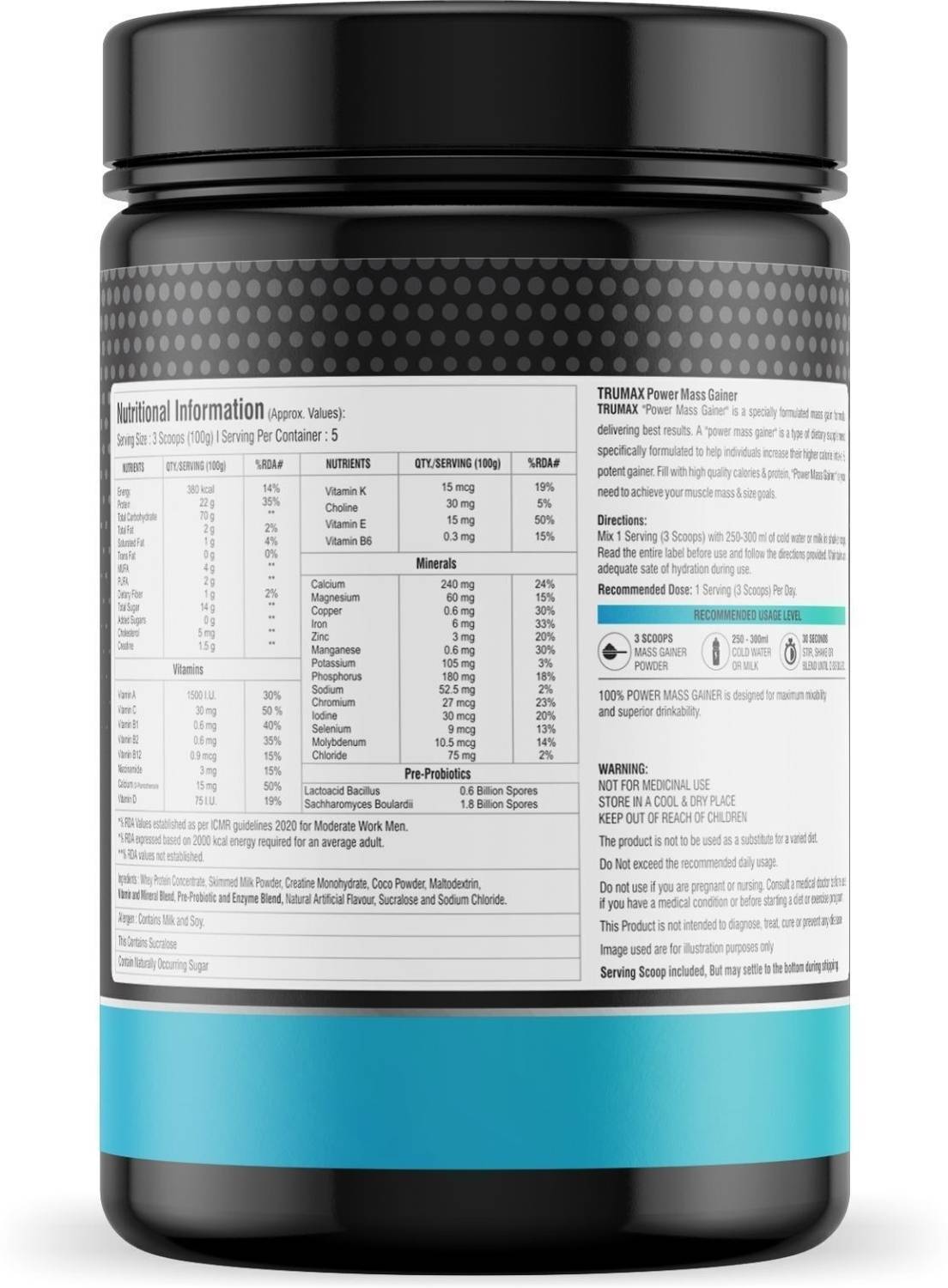 TRUMAX Power Mass Gainer 500g - Image 2