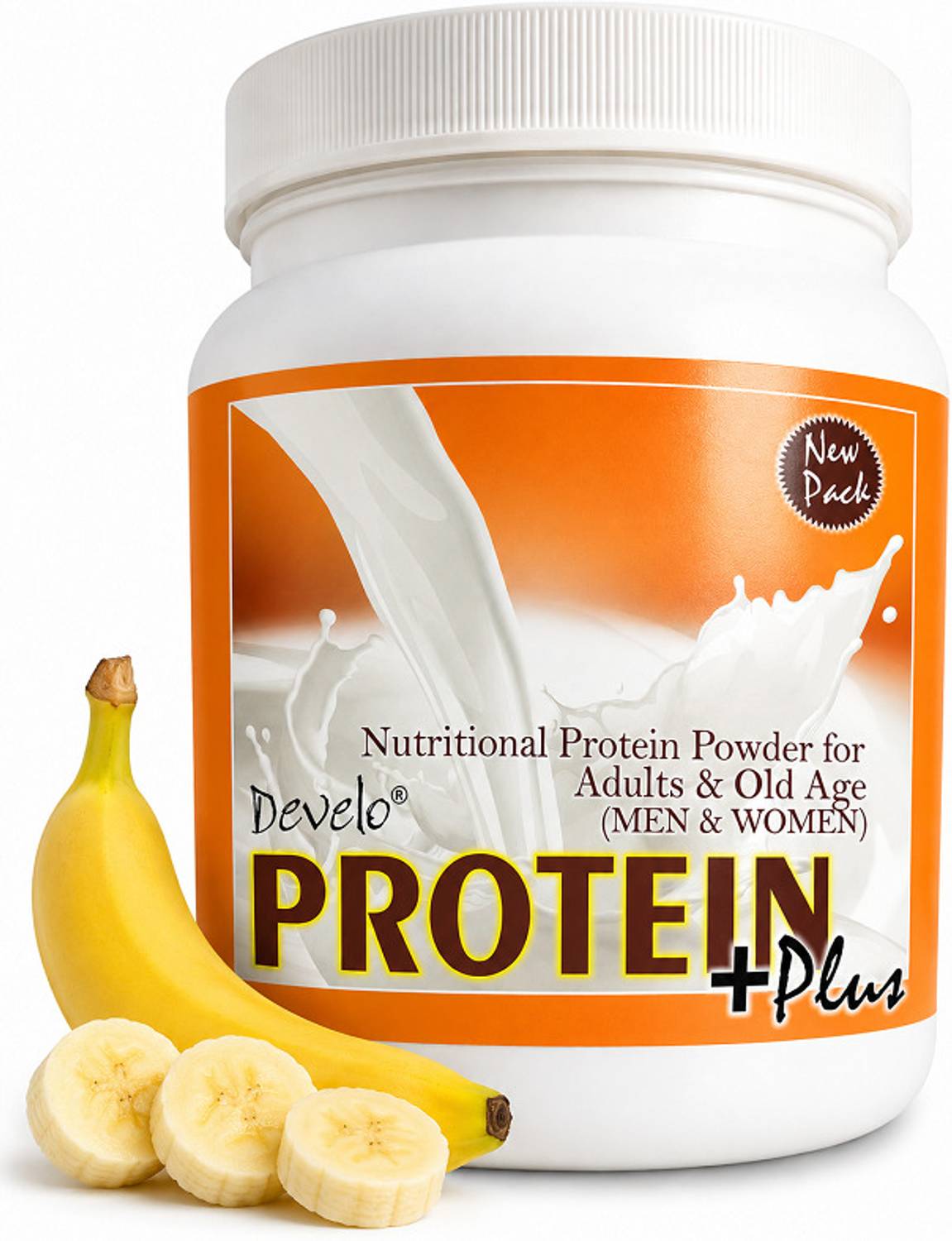 DEVELO Daily Health Drink for Adults & Old Age, Men & Women Protein Blends