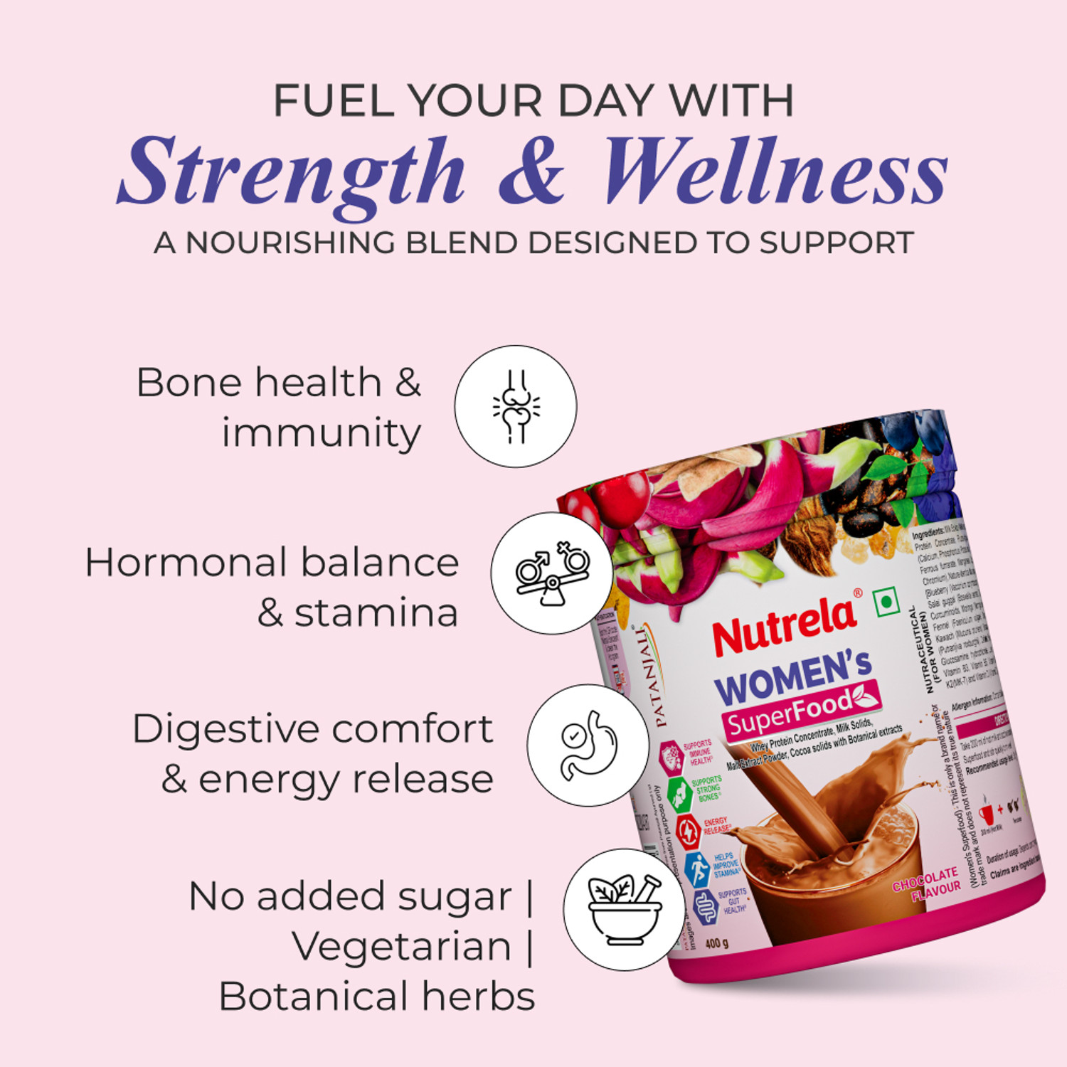 Image of PATANJALI Nutrela Women's SuperFood