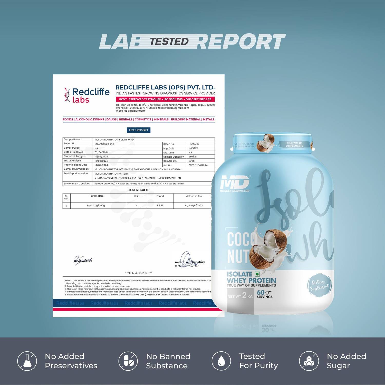 Muscle Dominator Isolate Whey Protein - Image 5