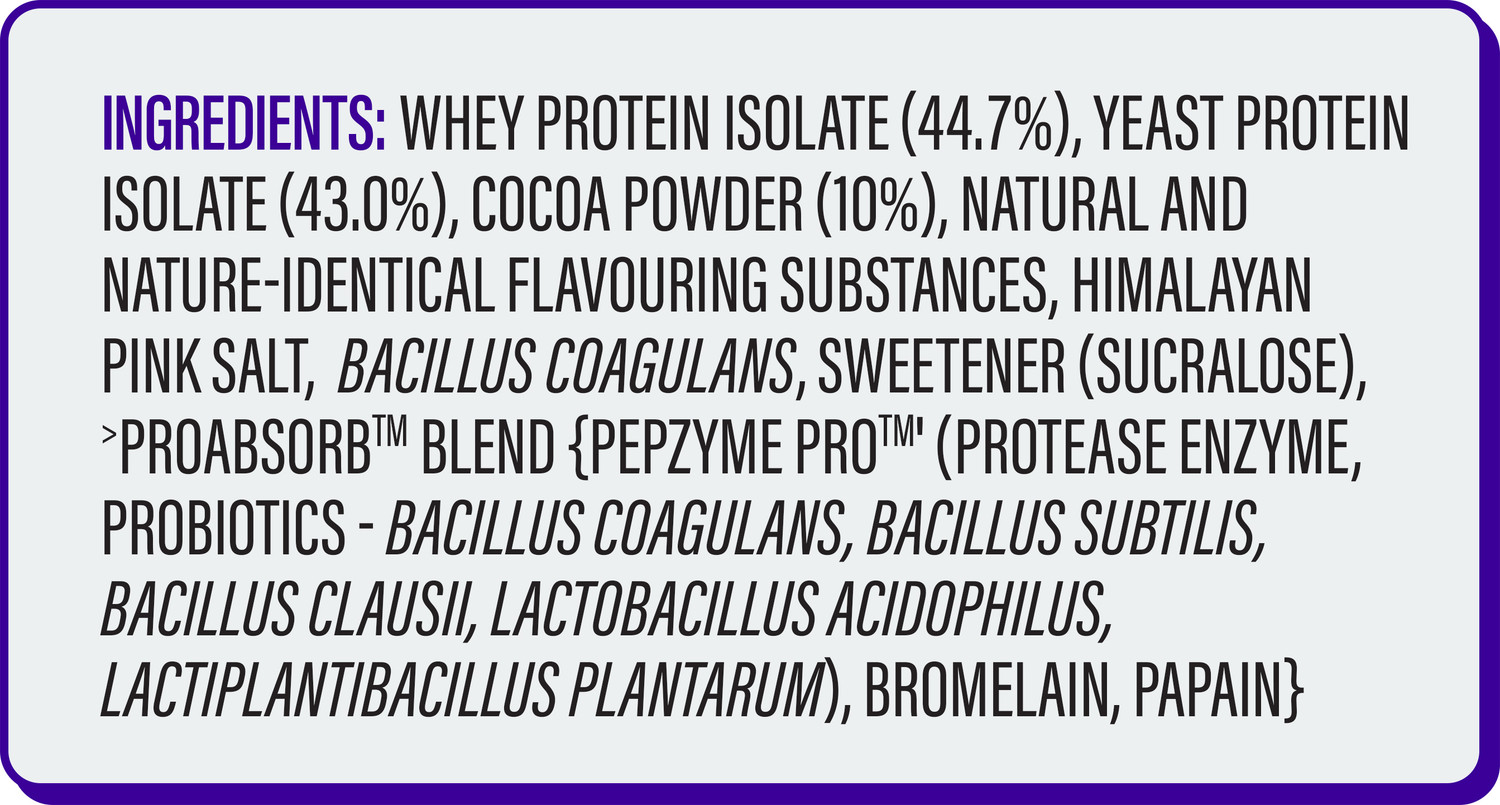 Image of Yogabar Ultimate 28g Protein PowderIsolate+YeastAdded Probiotics,Digestive Enzyme Whey Protein
