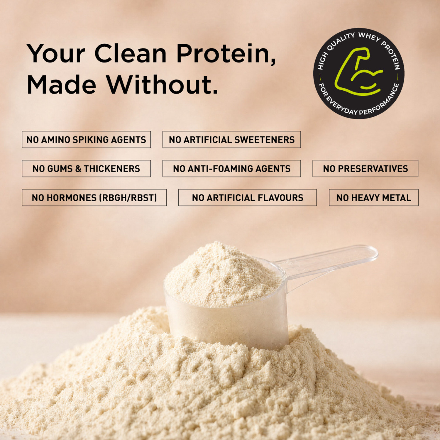 Image of BIGMUSCLES NUTRITION Whey Protein | 24g Whey Protein Concentrate + Isolate | 5g BCAA | Xymore Tech. Whey Protein